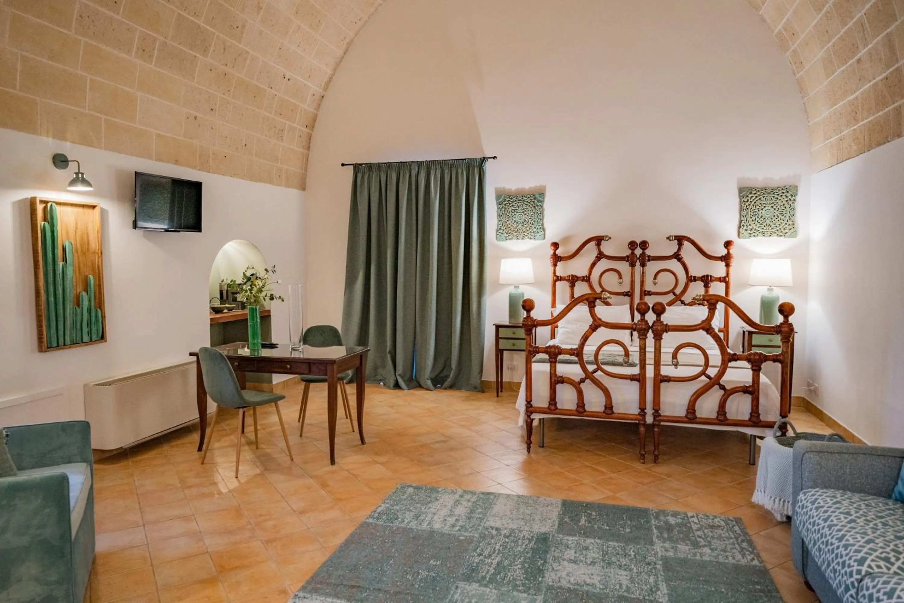 Photo of the whole room, Bed in Masseria Torre Spagnola