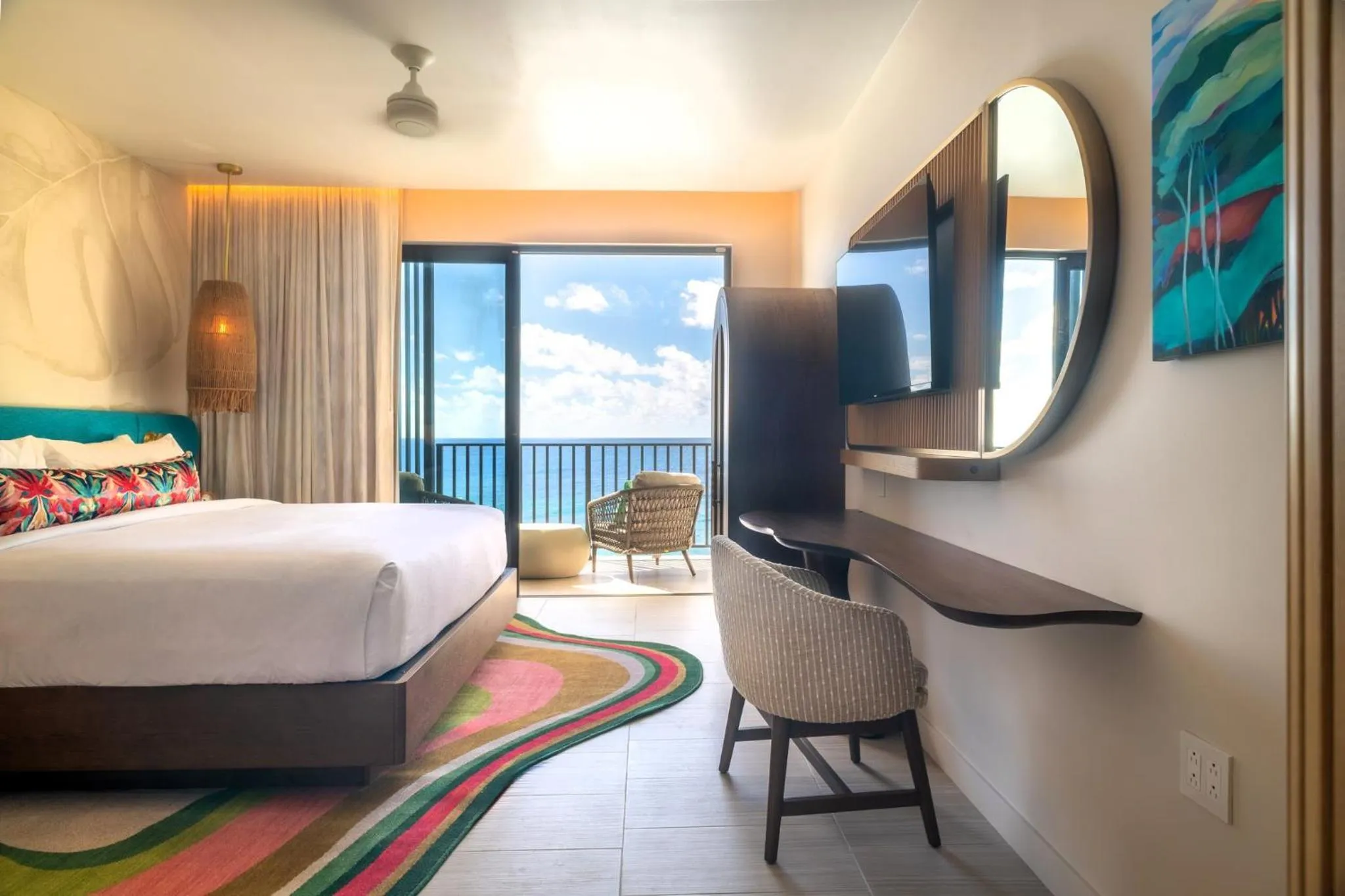 Photo of the whole room, Bed in Hotel Indigo Bridgetown Barbados by IHG