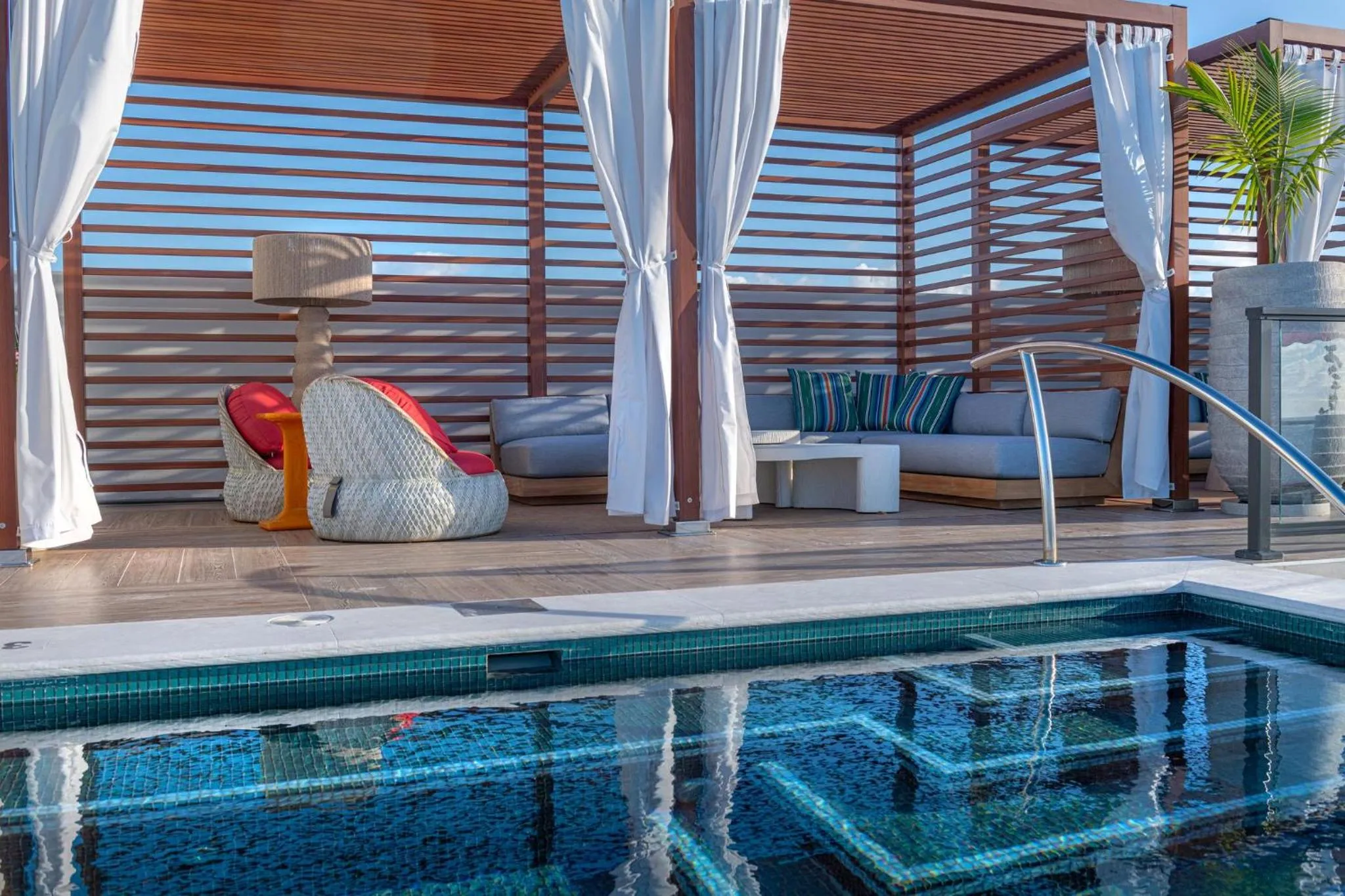 Swimming pool in Hotel Indigo Bridgetown Barbados by IHG