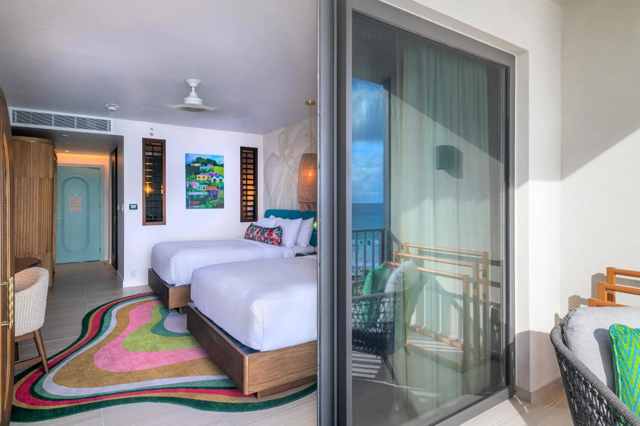 Photo of the whole room, Bed in Hotel Indigo Bridgetown Barbados by IHG