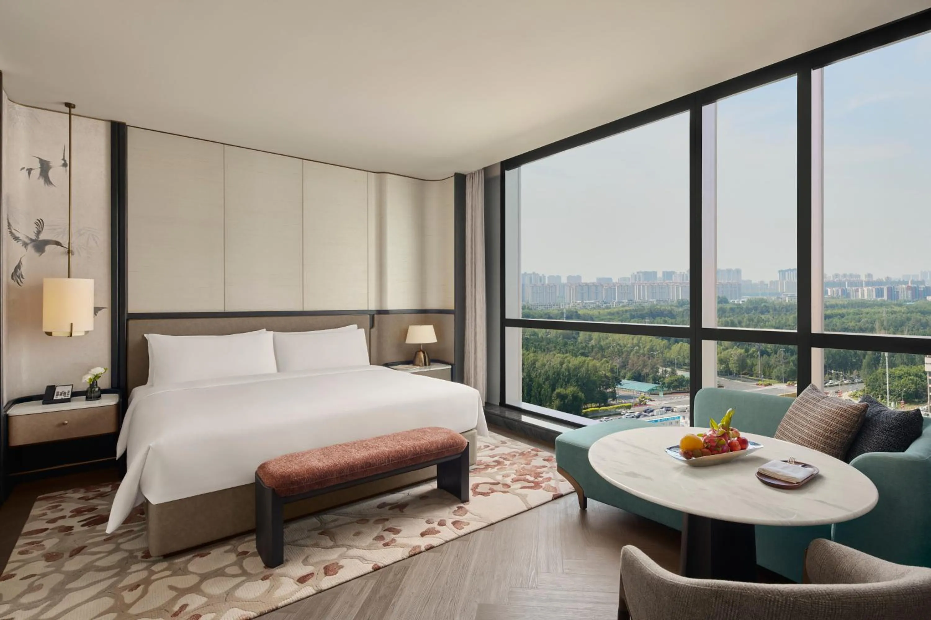 Photo of the whole room, Bed in InterContinental Changchun High Tech Zone by IHG