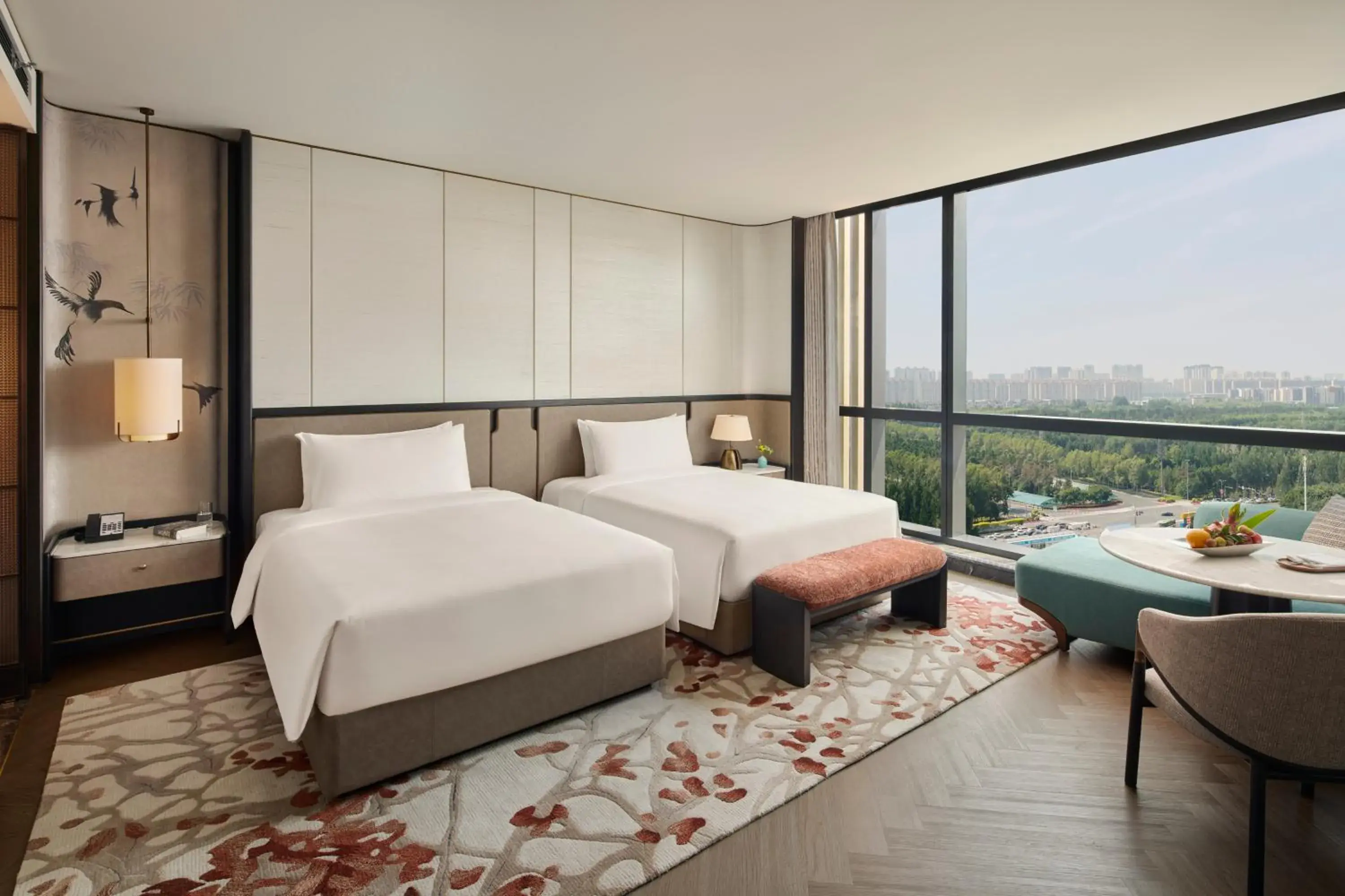 Premium Double Room with Two Double Beds and Club Lounge Access - City View in InterContinental Changchun High Tech Zone by IHG Premium Double Room with Two Double Beds and Club Lounge Access - City View in InterContinental Changchun High Tech Zone by IHG