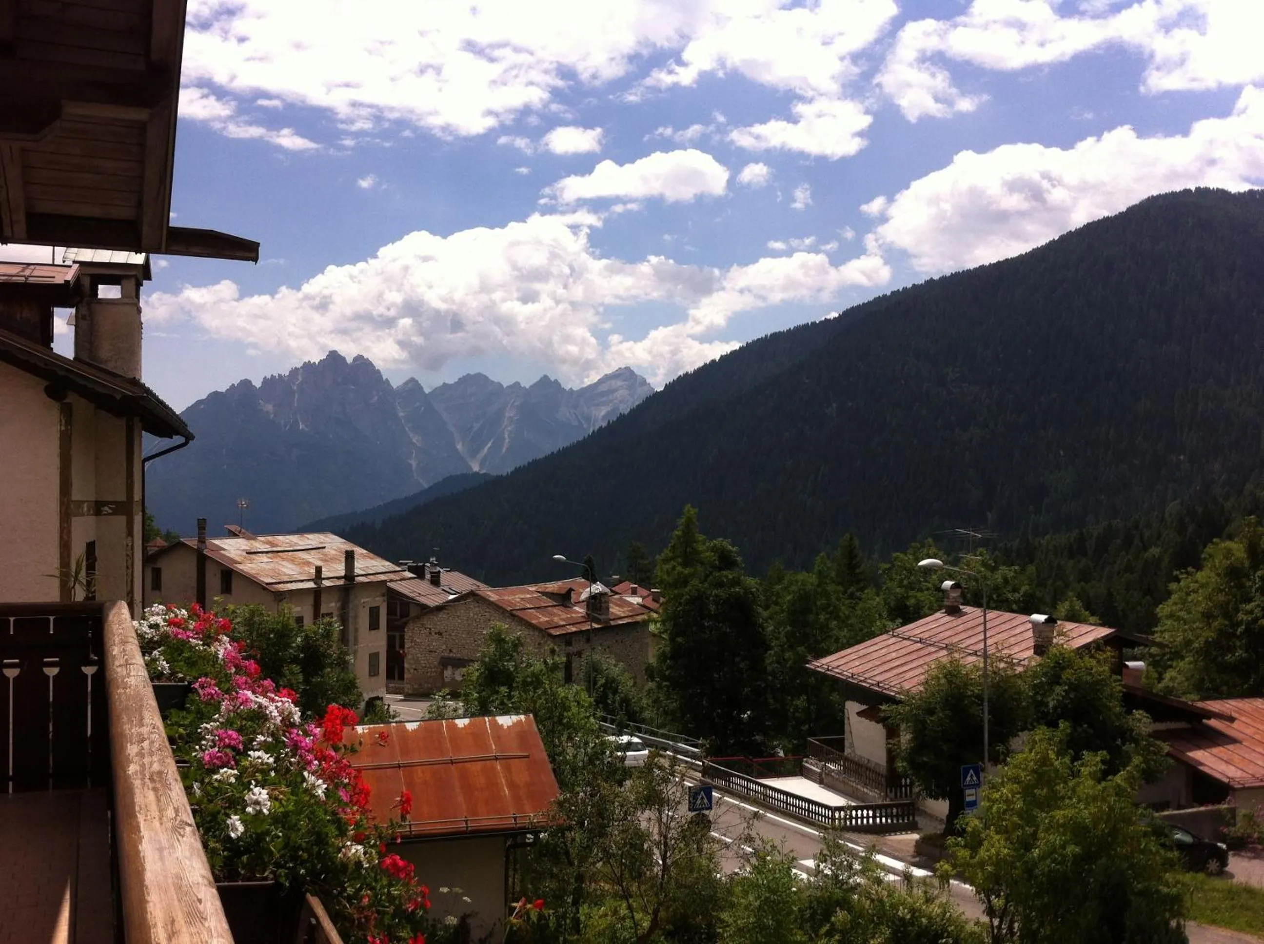 Mountain view in Albergo al Sole