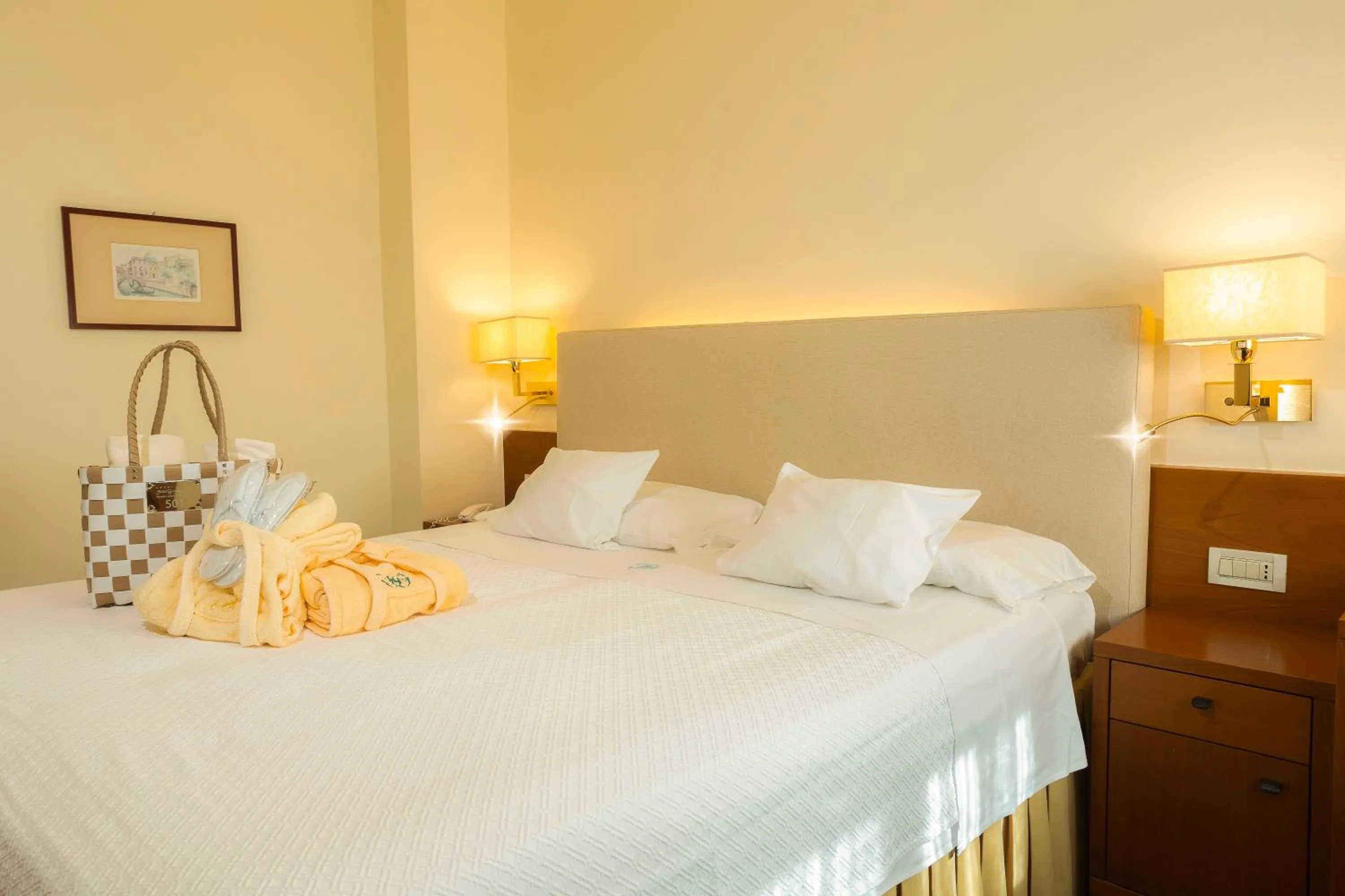 Bed in Hotel Garden Terme