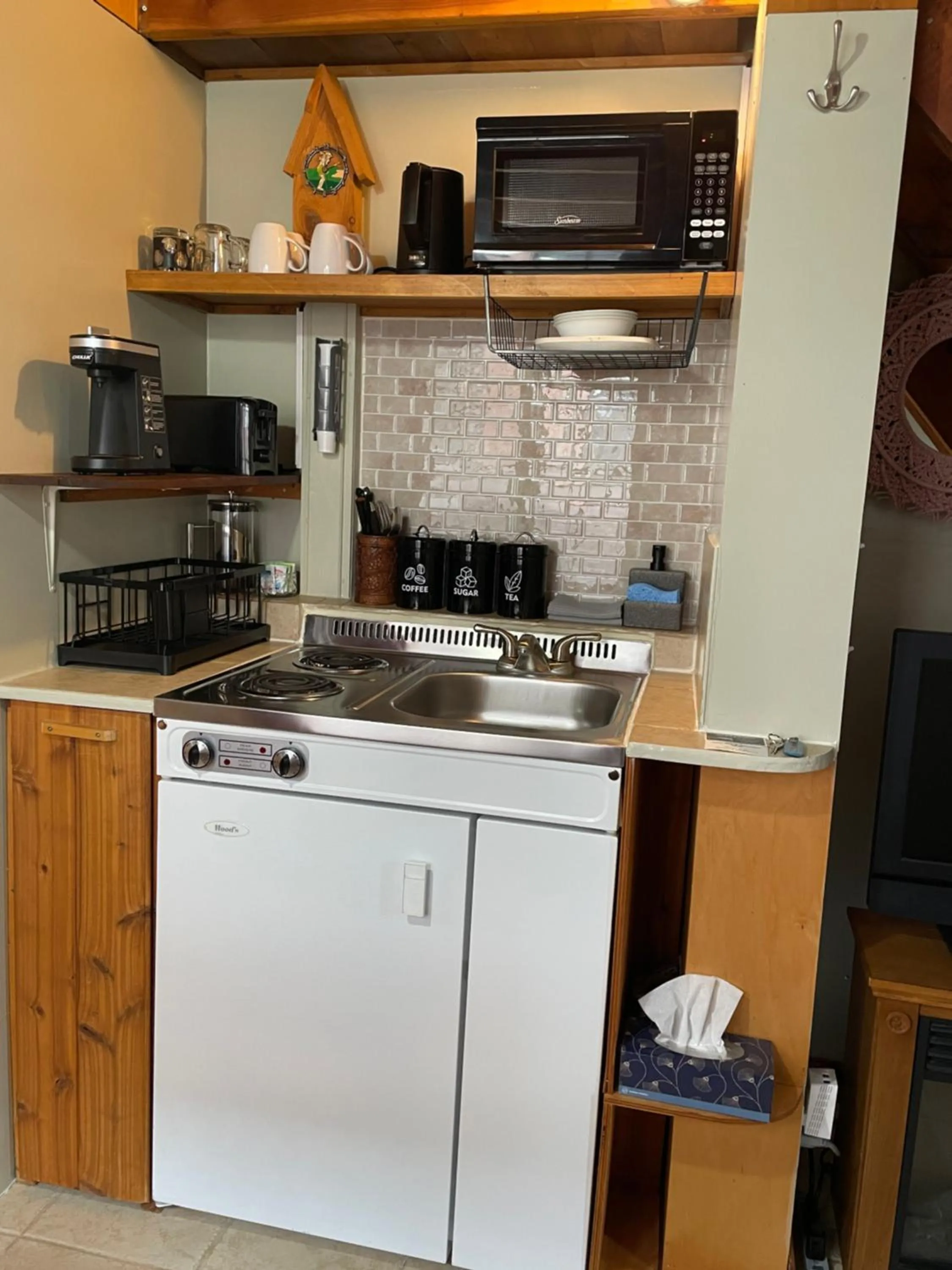 Kitchen or kitchenette in Luna Bed & Breakfast