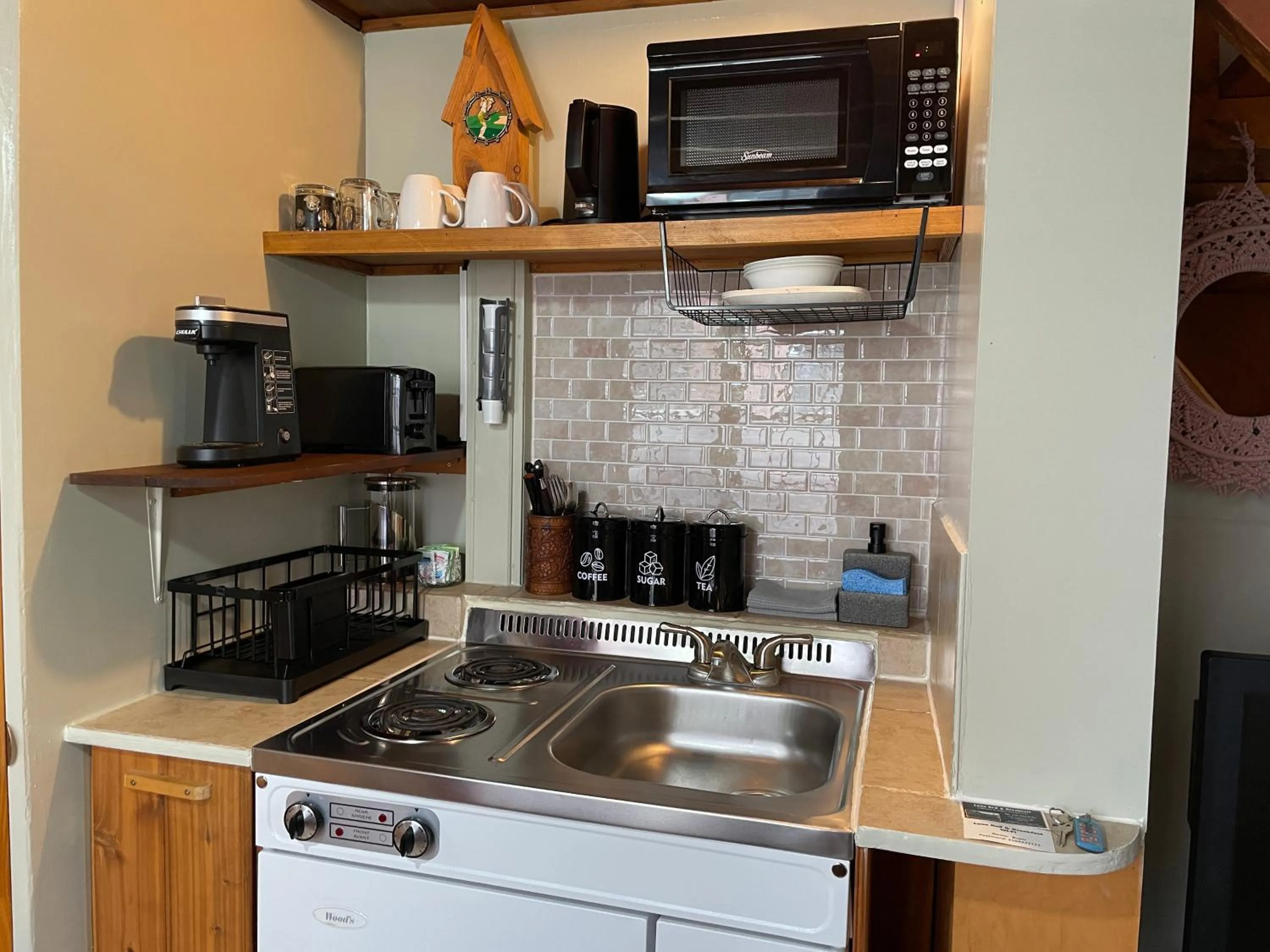 Kitchen or kitchenette in Luna Bed & Breakfast