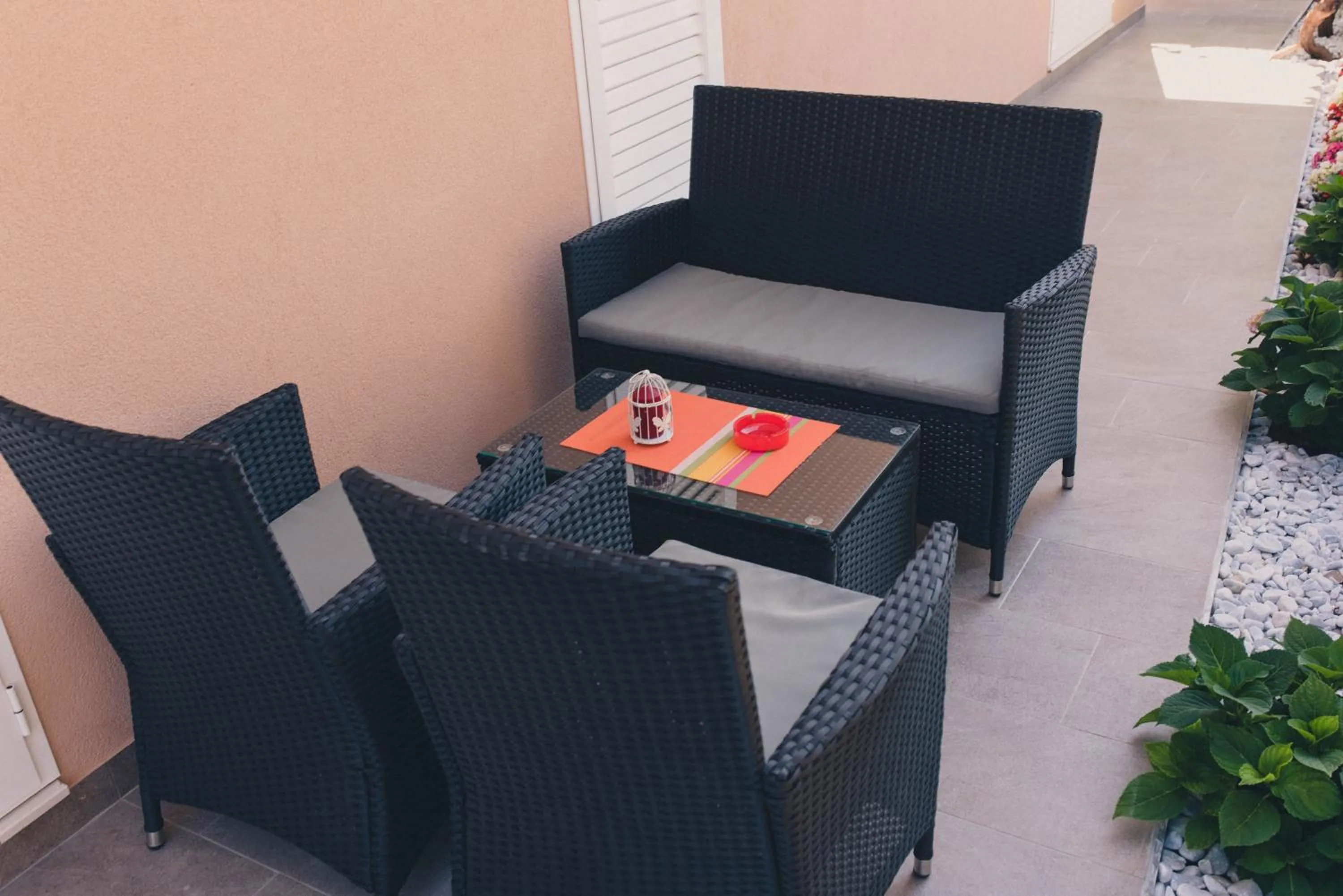 Balcony/Terrace in Apartments Sunny Garden