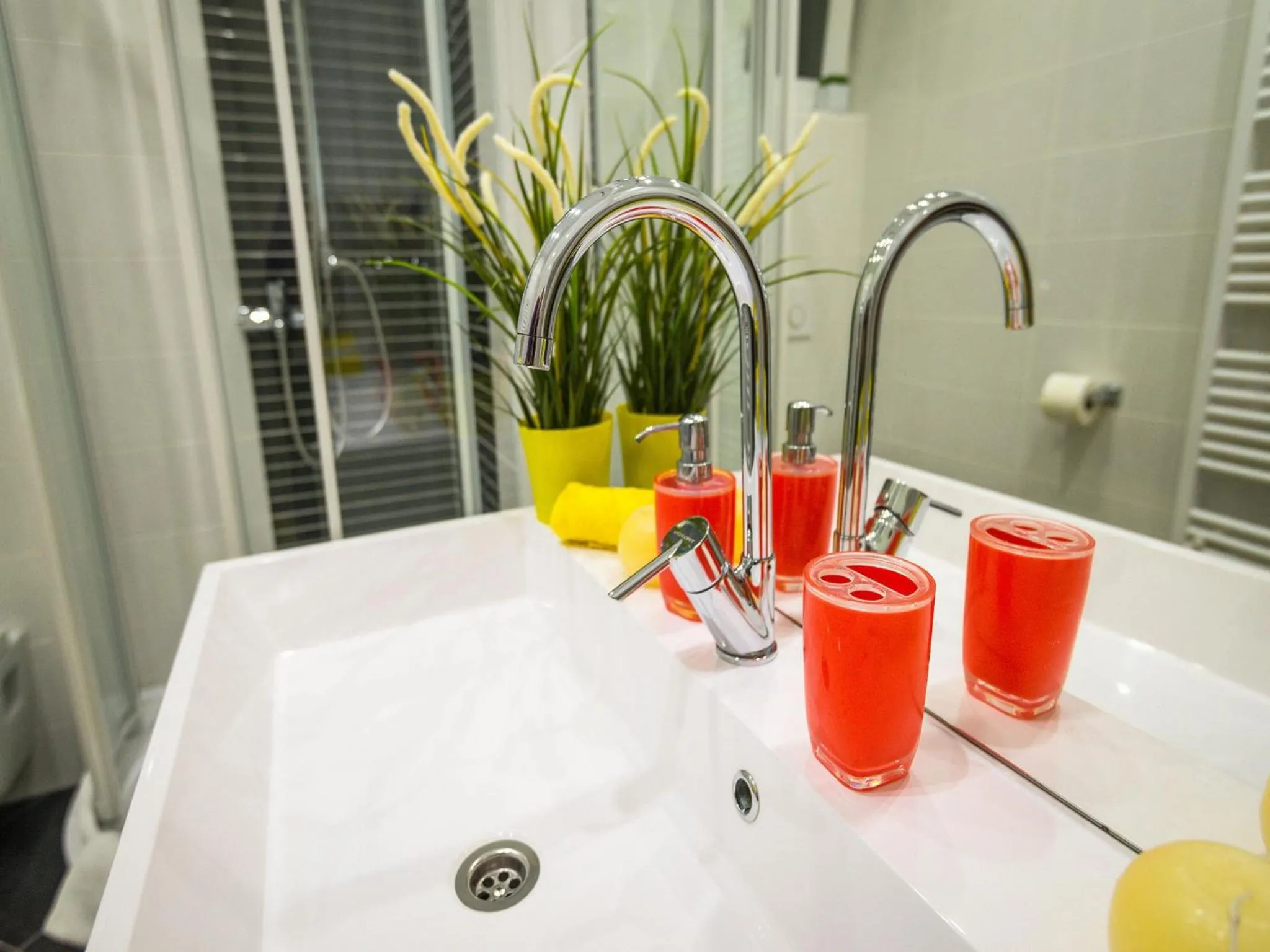 Bathroom in Apartments Sunny Garden