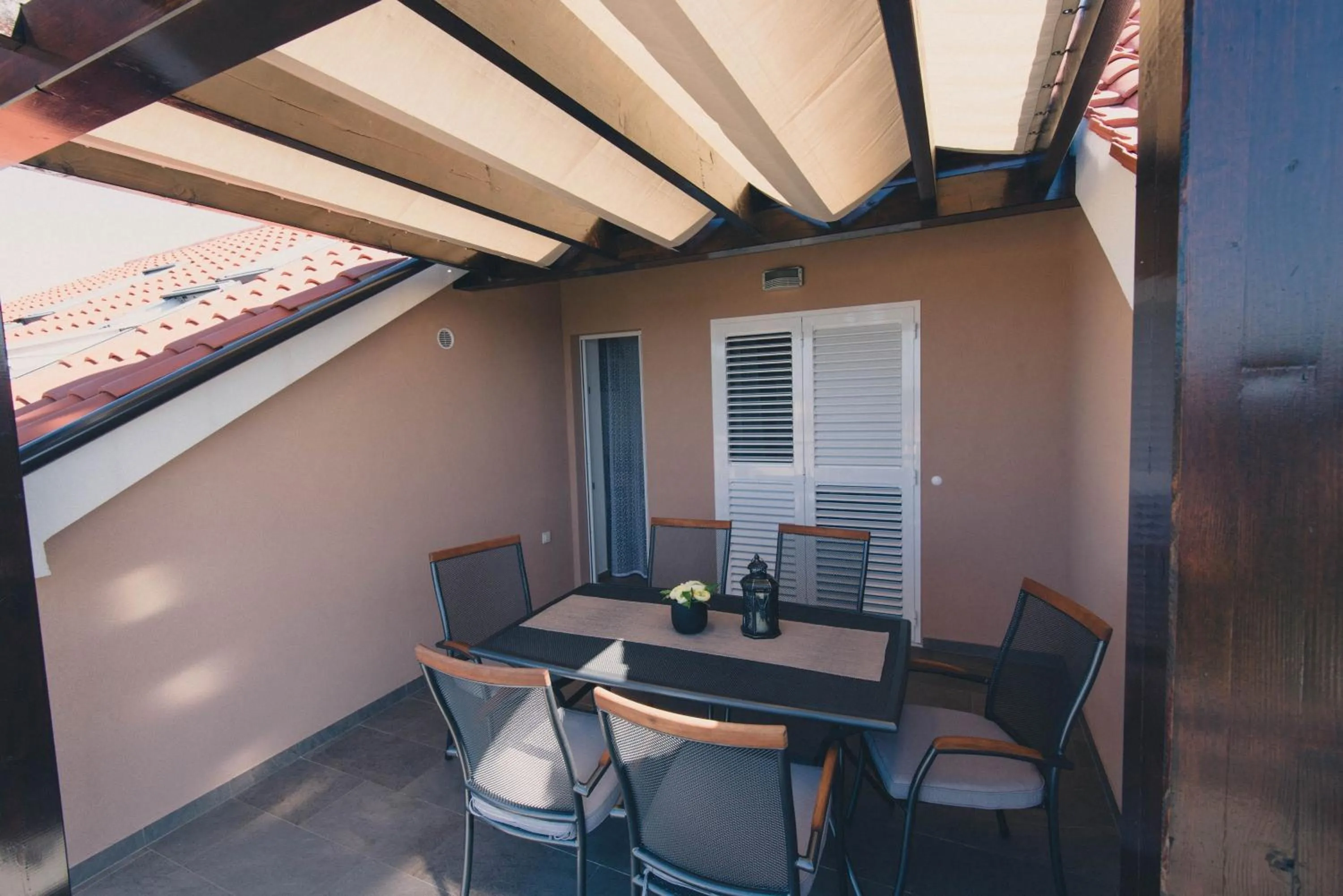 Balcony/Terrace in Apartments Sunny Garden