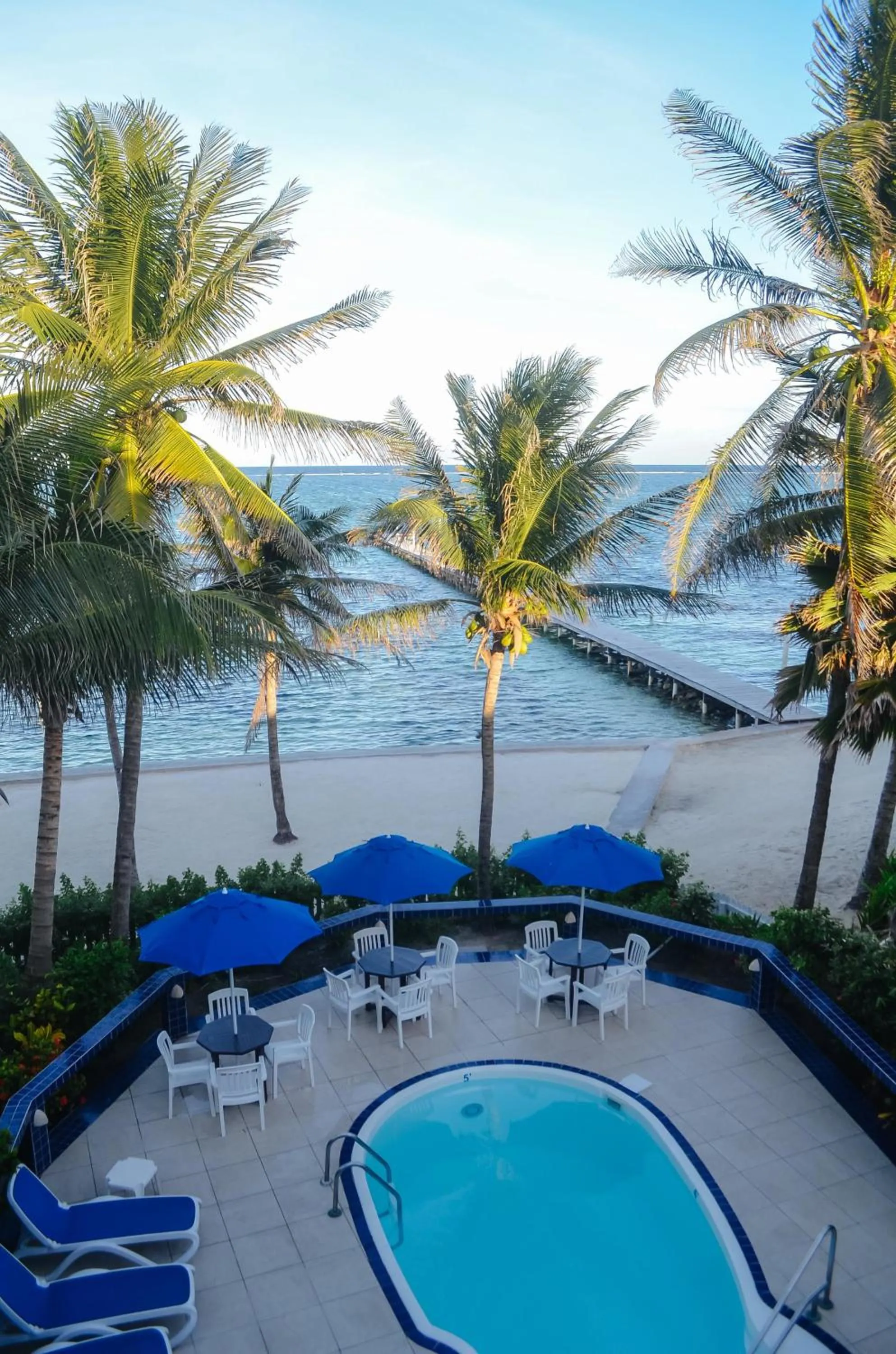 Bird's eye view in Blue Tang Inn