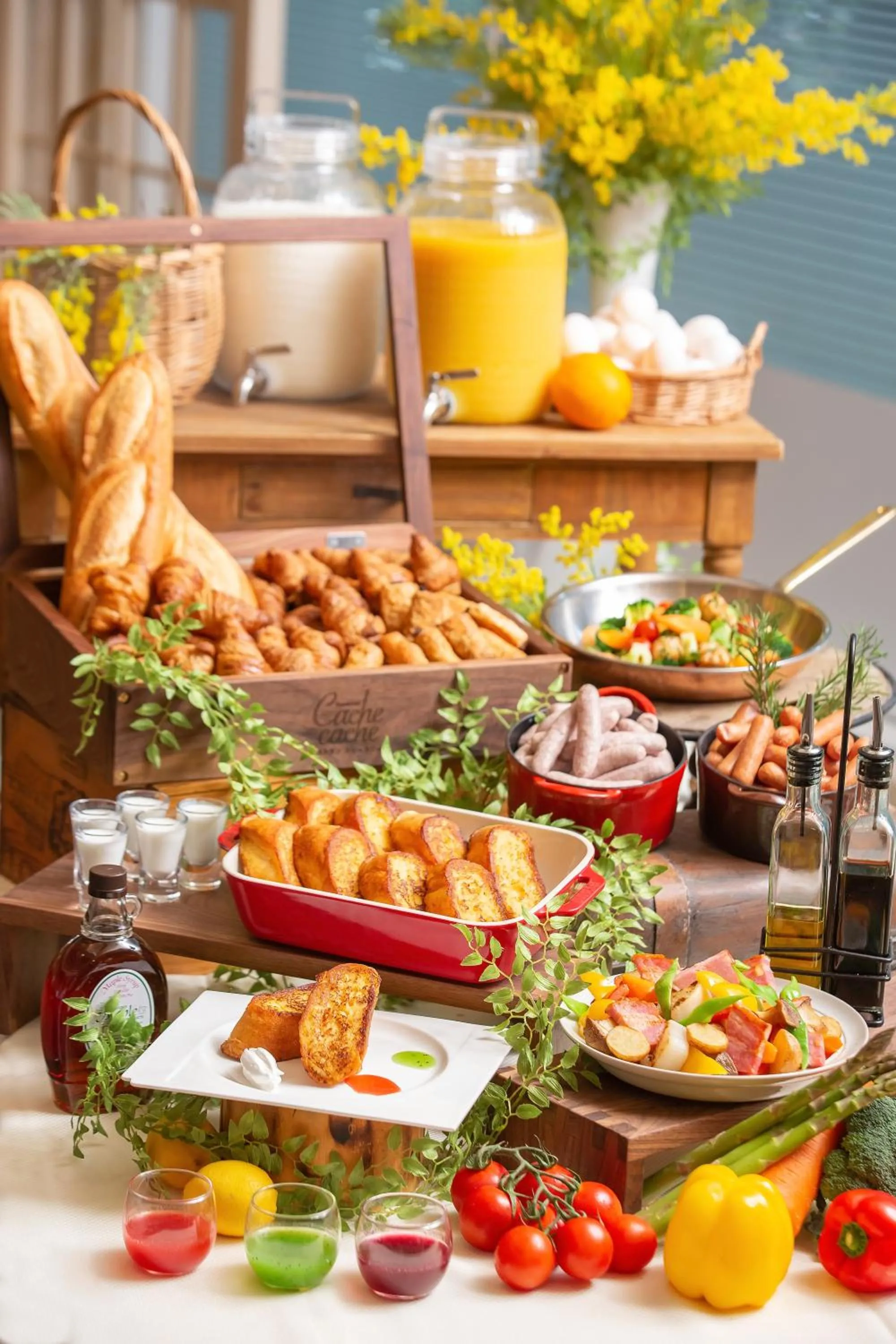 Buffet breakfast in Urayasu Brighton Hotel Tokyo Bay