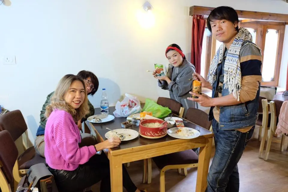 Asian breakfast in Sangto Green Guest House