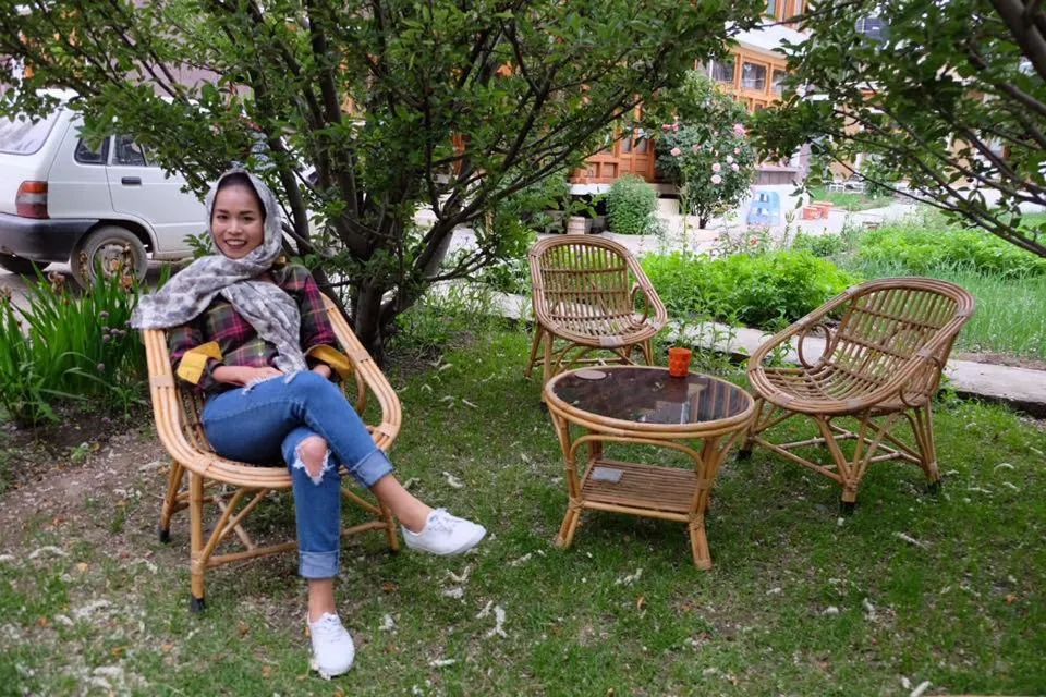 Garden view in Sangto Green Guest House