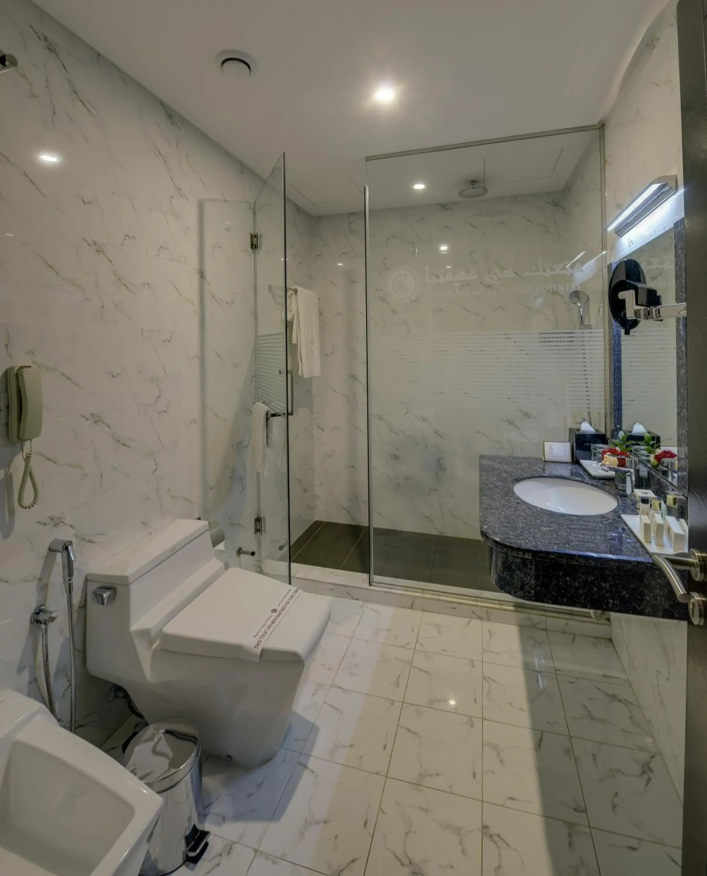 Shower in Ramee Rose Hotel Shower in Ramee Rose Hotel