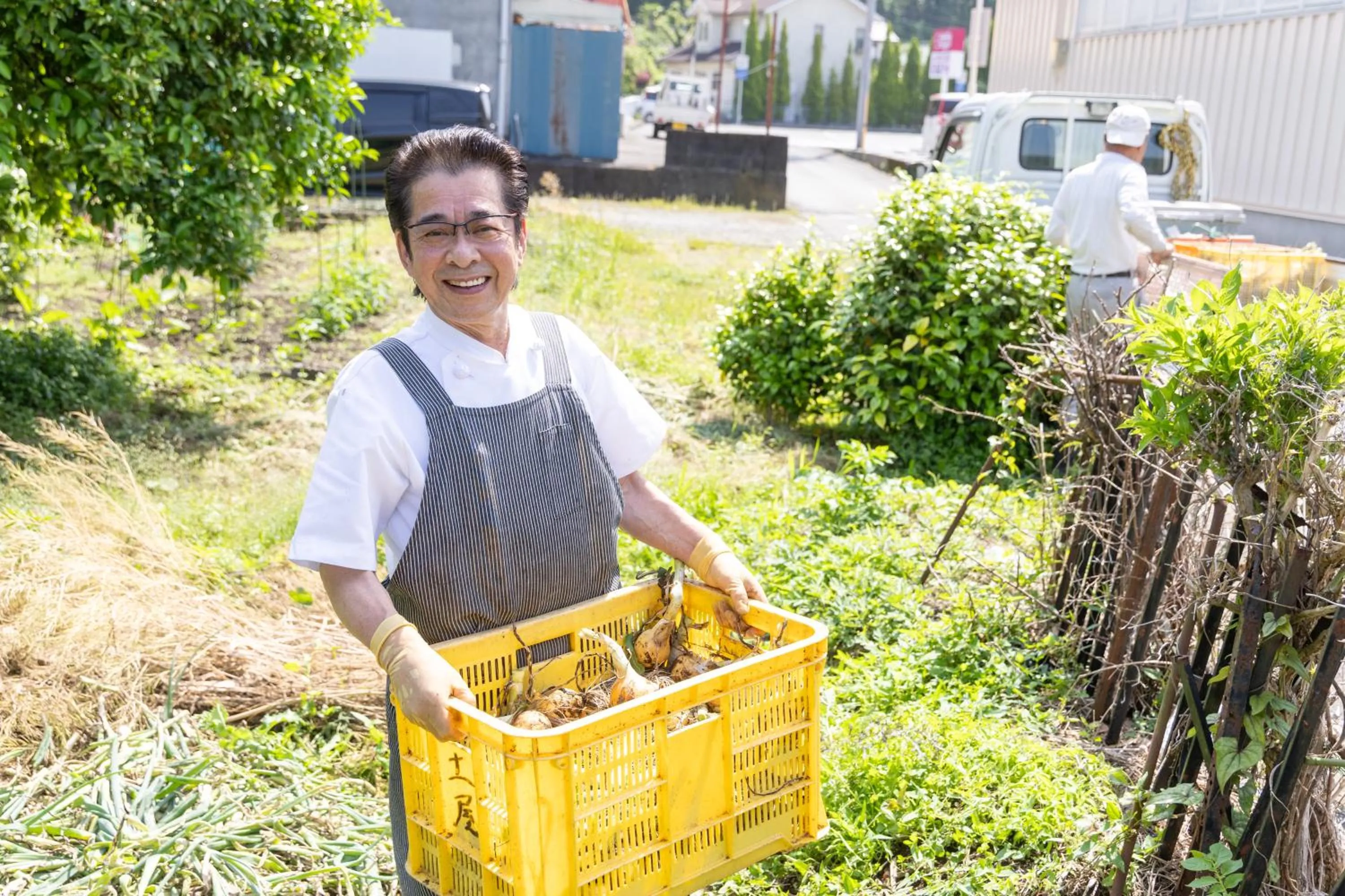 Garden in Auberge Le Temps