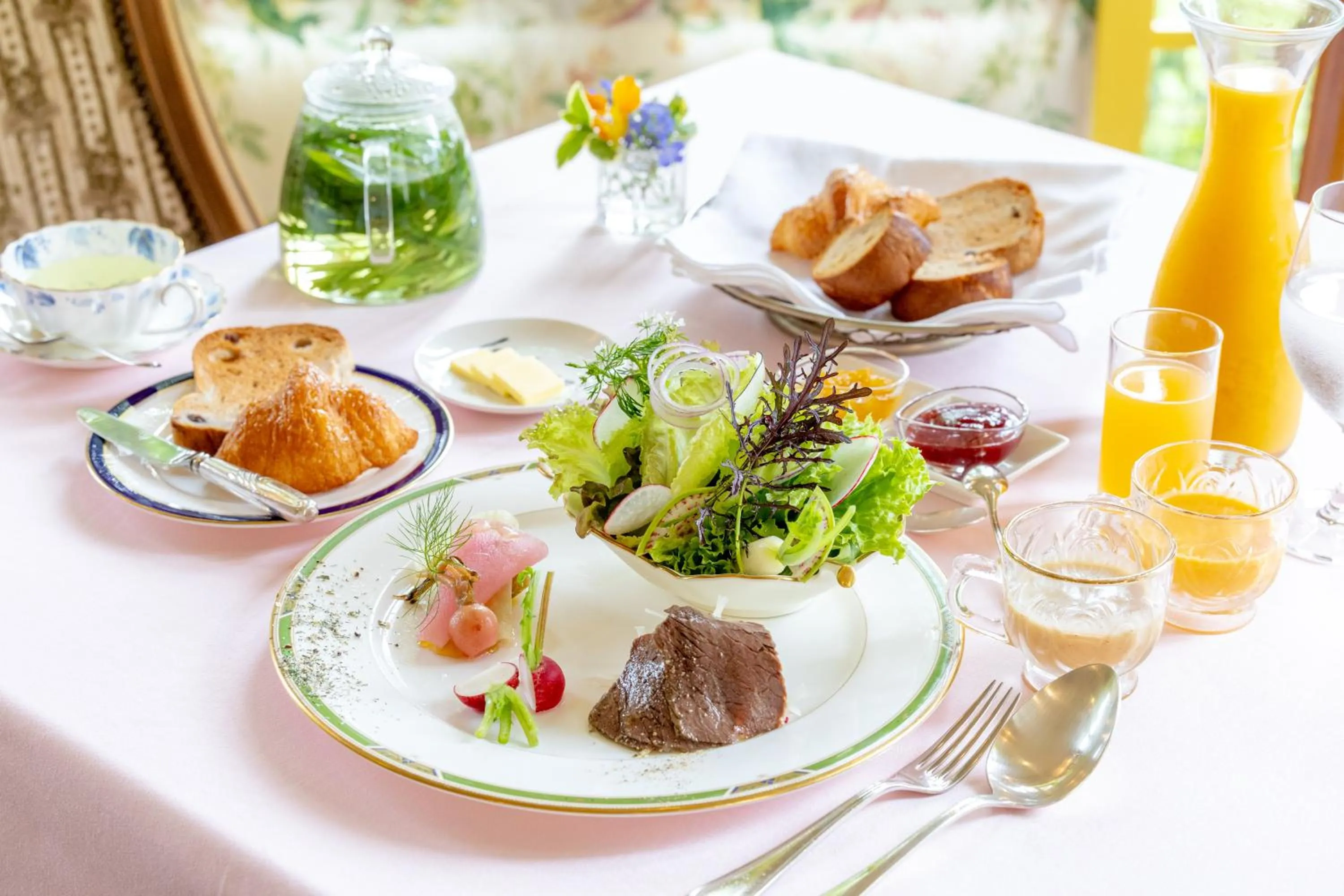 Food in Auberge Le Temps