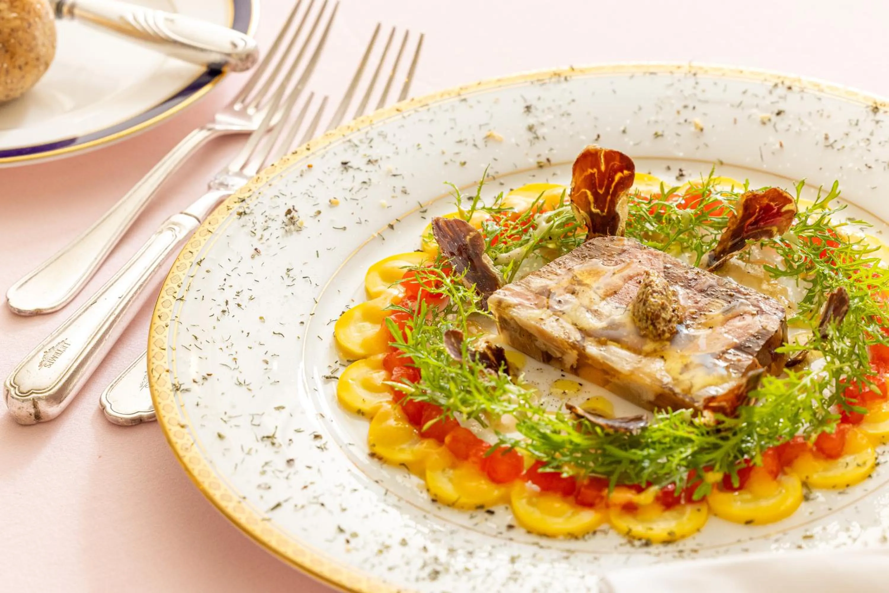 Food and drinks in Auberge Le Temps