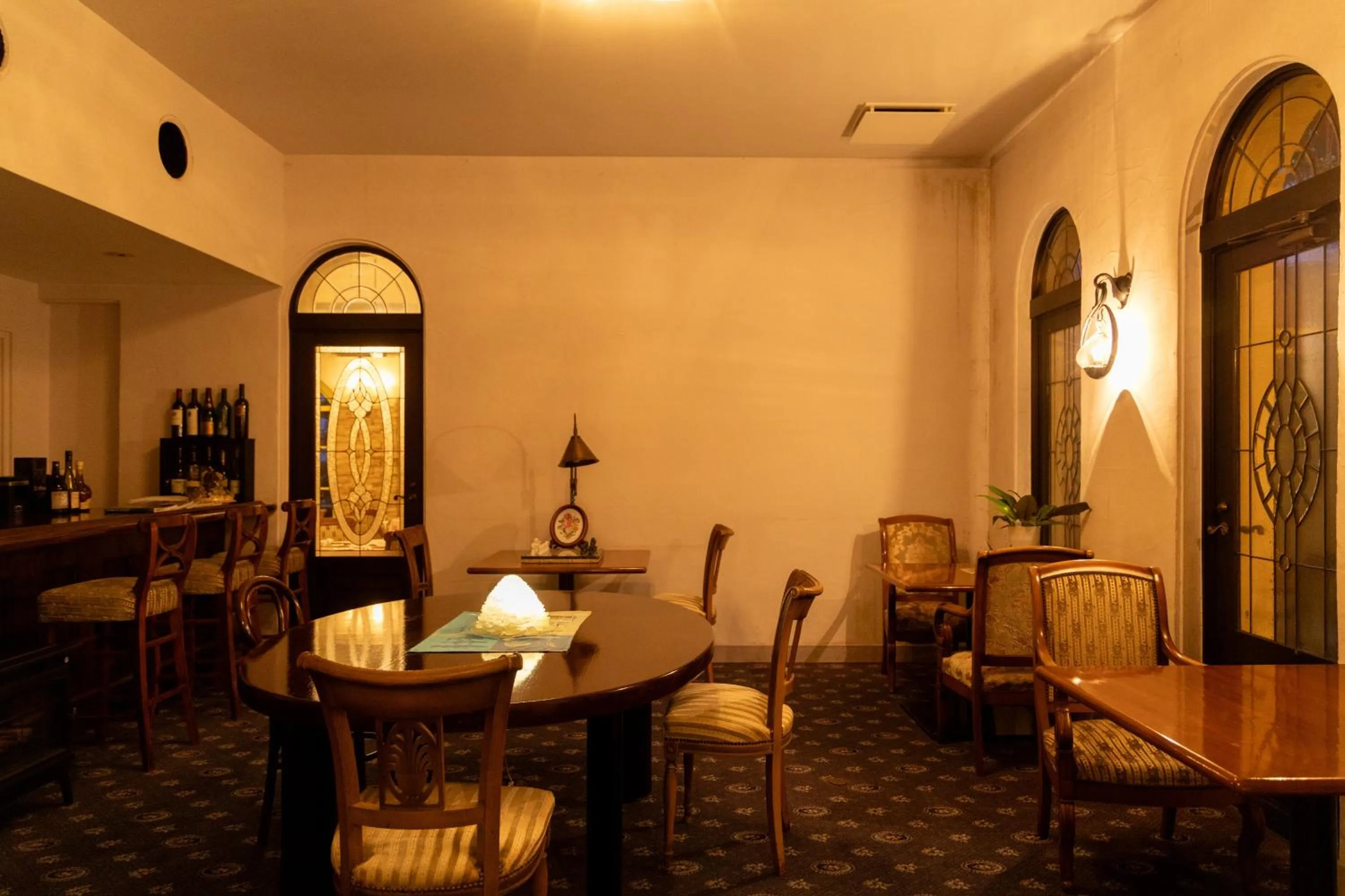 Seating area in Auberge Le Temps