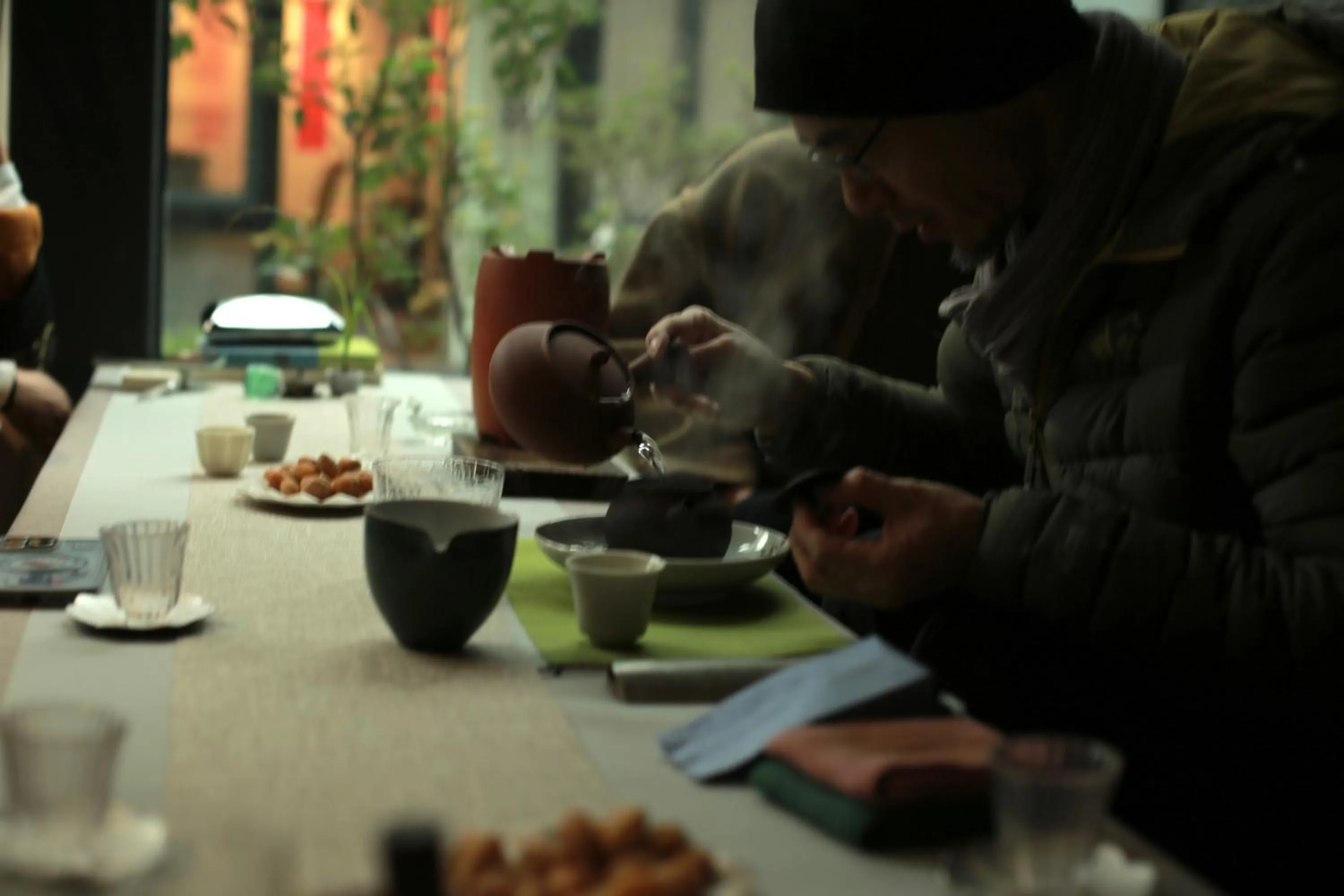 People in The Hidden House Aesthetic Life Courtyard Hotel Kuanzhai Alley People's Park Subway Station Branch