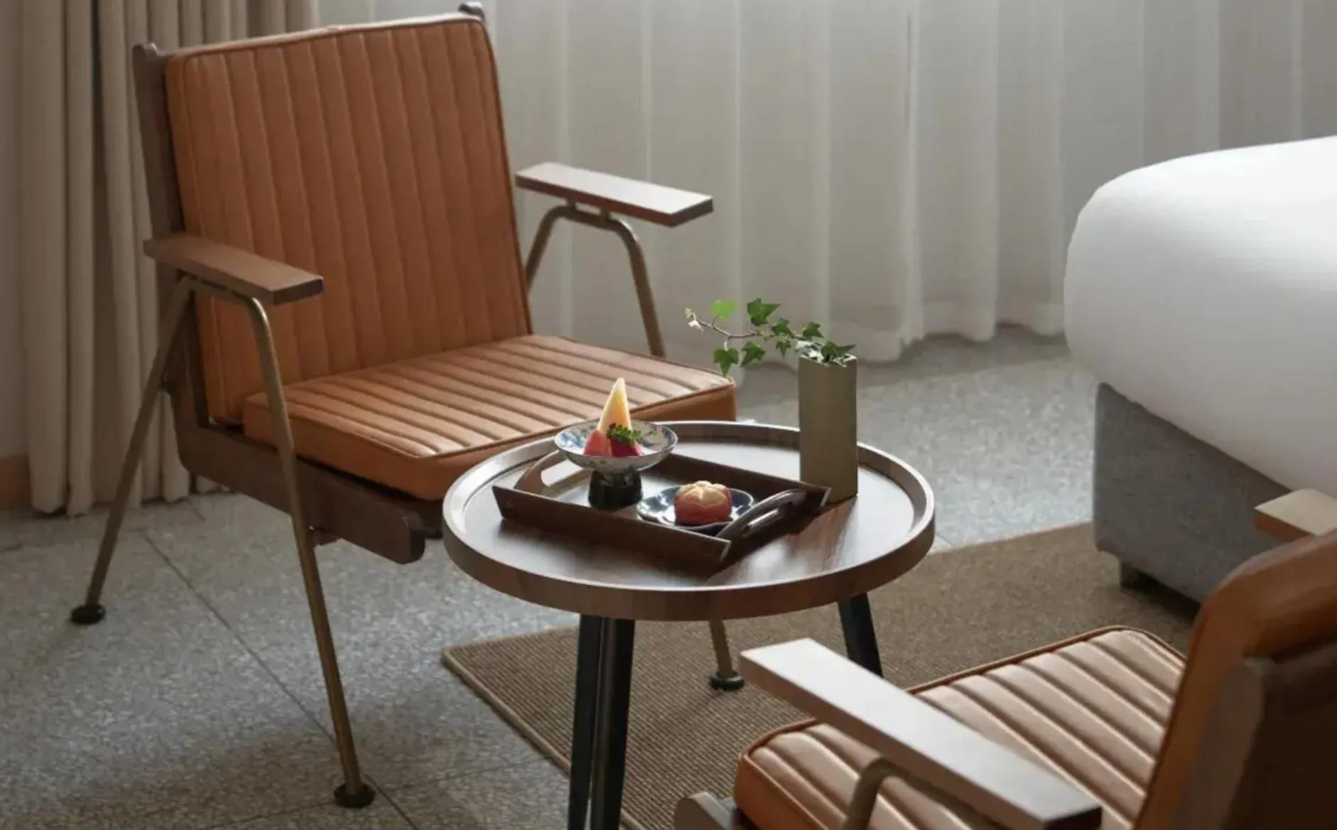 Seating area in The Hidden House Aesthetic Life Courtyard Hotel Kuanzhai Alley People's Park Subway Station Branch