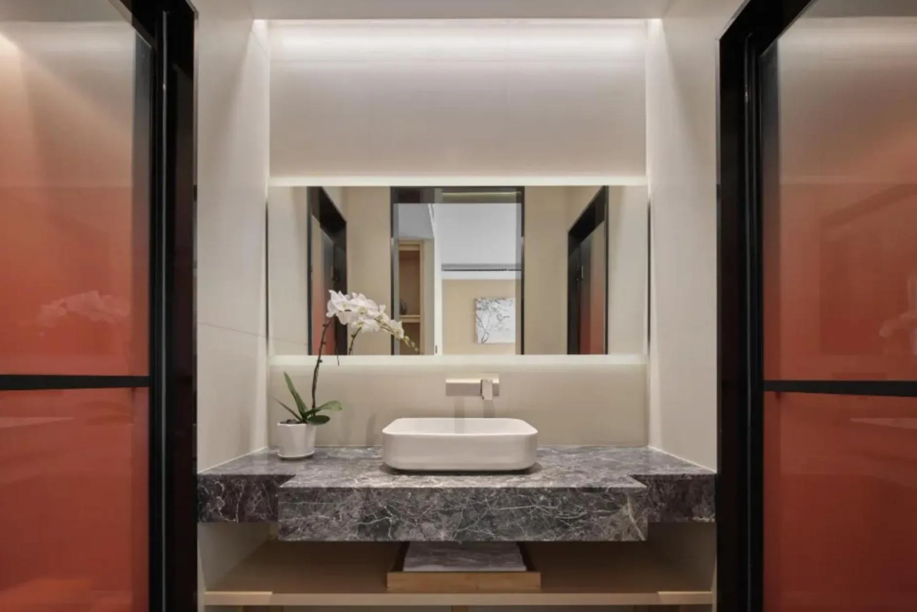 Bathroom in The Hidden House Aesthetic Life Courtyard Hotel Kuanzhai Alley People's Park Subway Station Branch