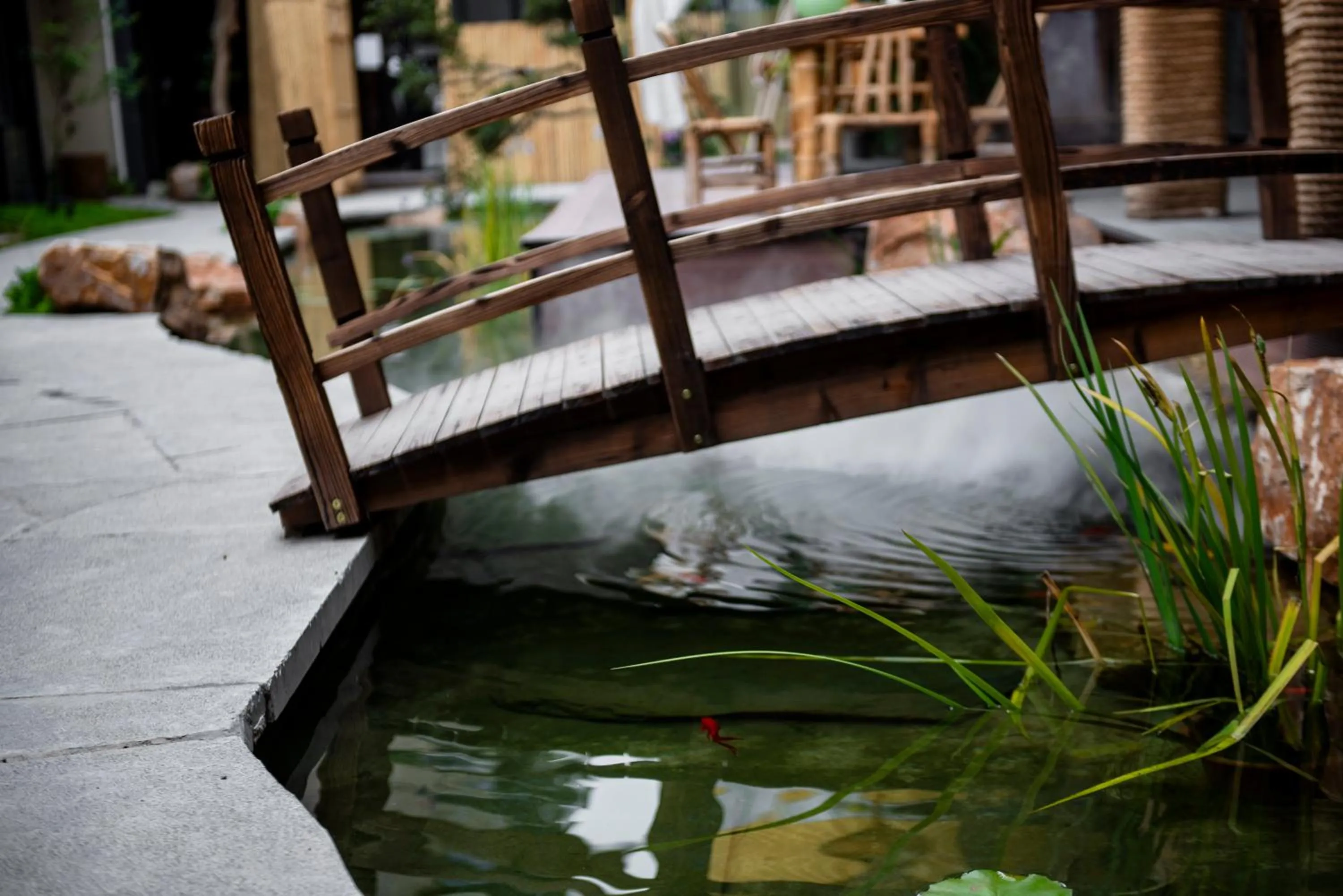 Garden view in The Hidden House Aesthetic Life Courtyard Hotel Kuanzhai Alley People's Park Subway Station Branch