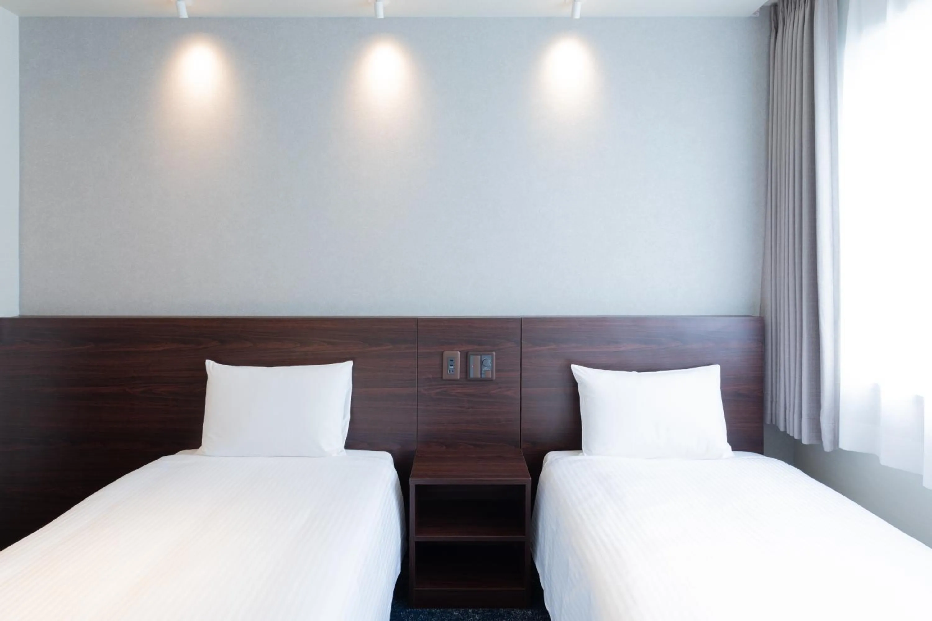 Bedroom, Bed in Far East Village Hotel Osaka, Honmachi