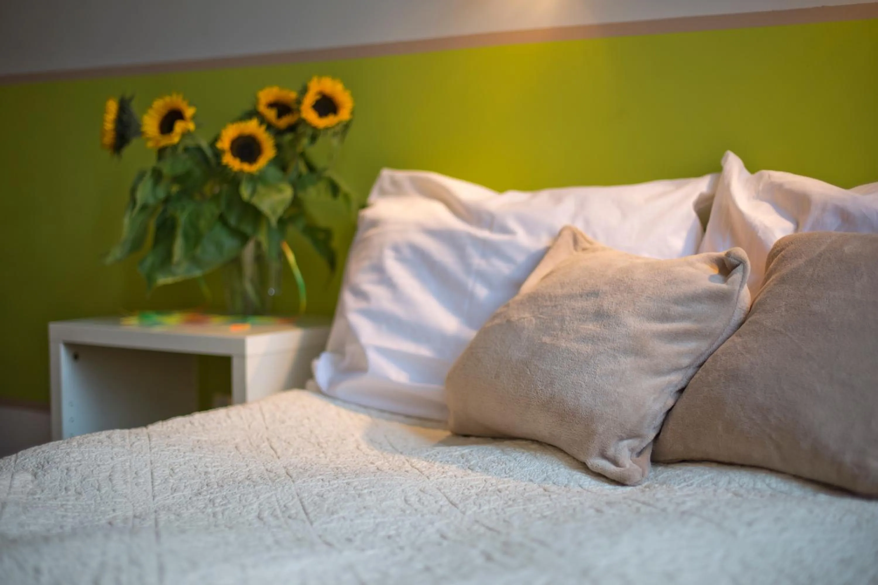 Decorative detail, Bed in Krakow Townhouse