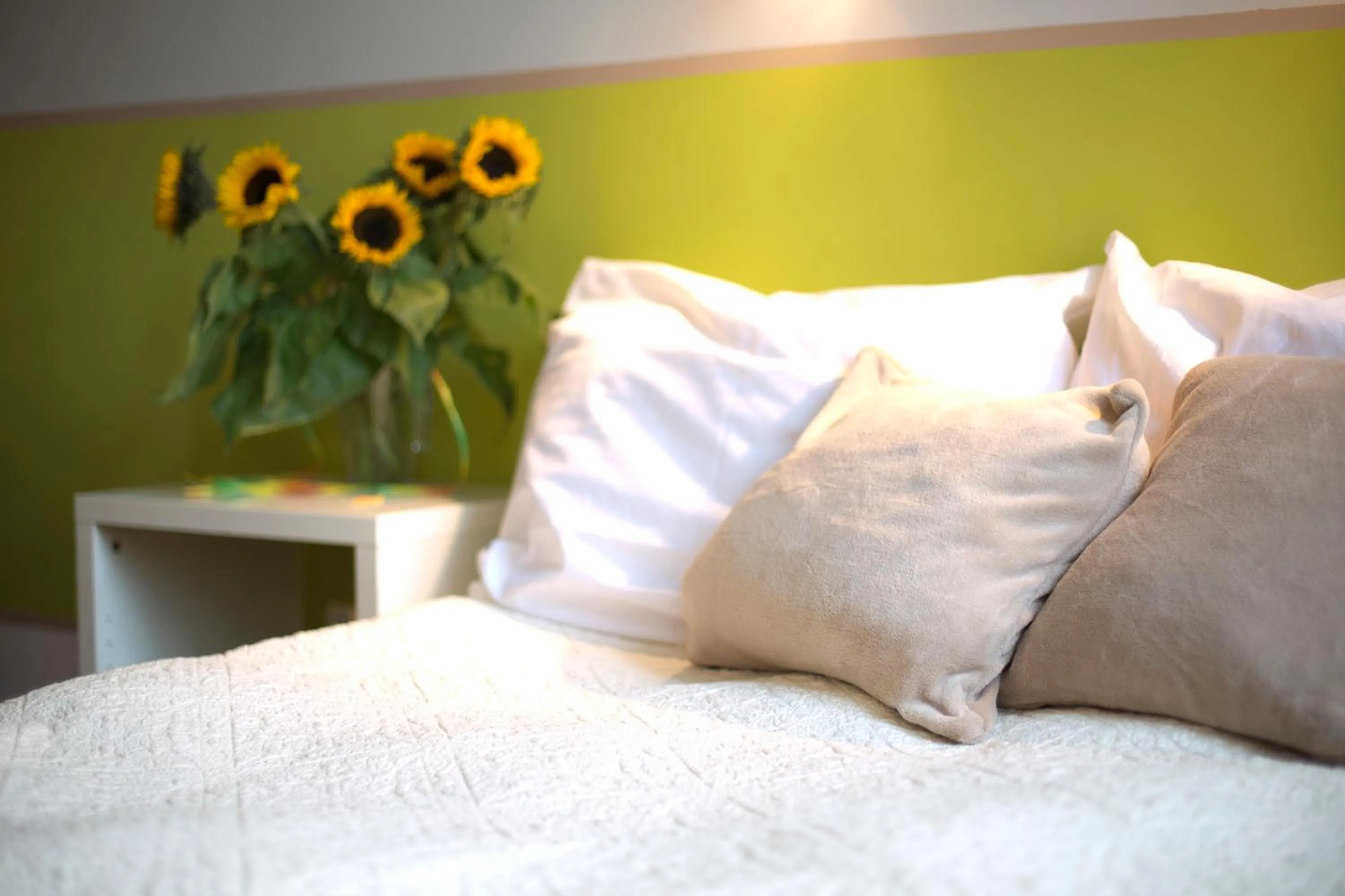 Decorative detail, Bed in Krakow Townhouse