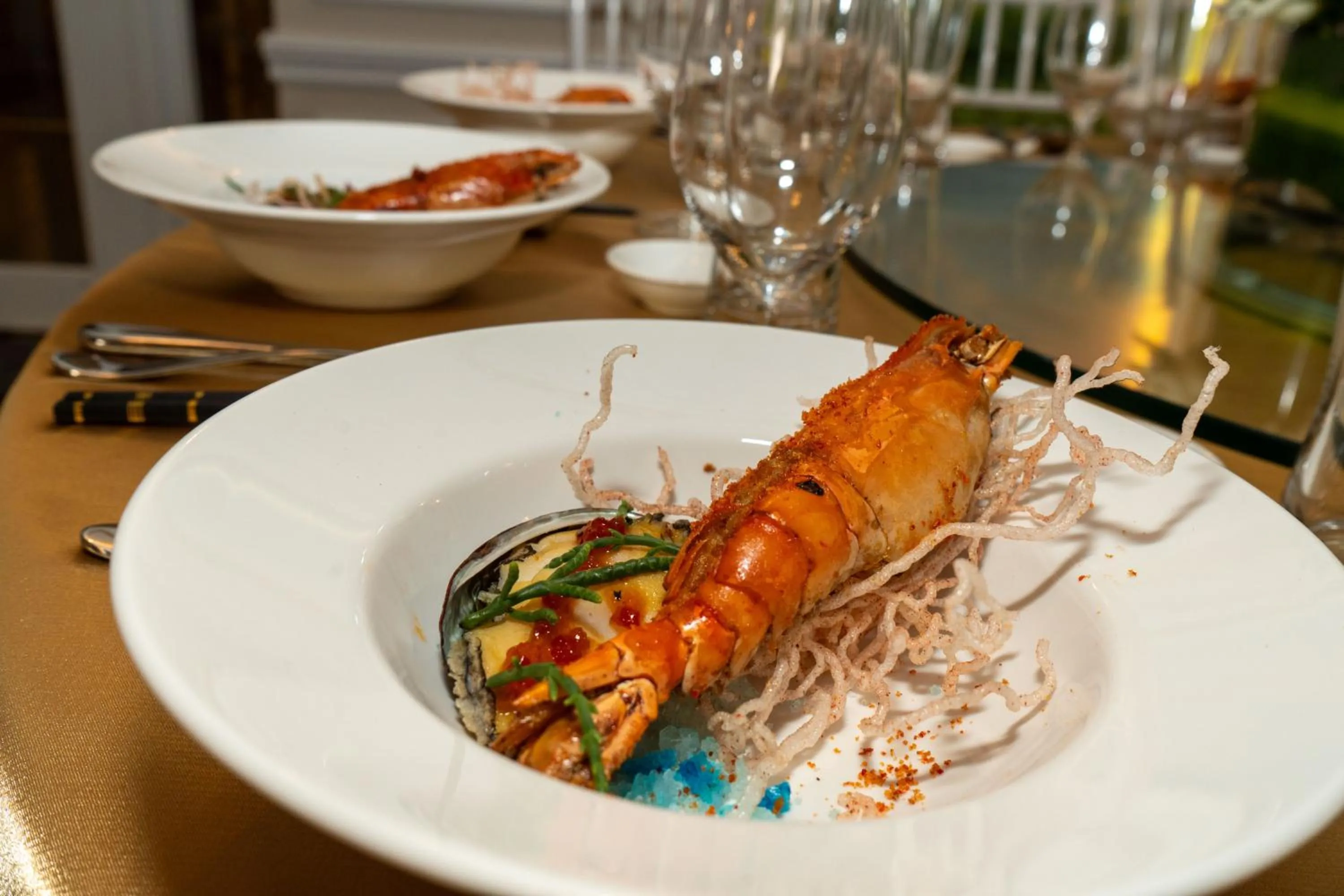 Food close-up in LaChateau