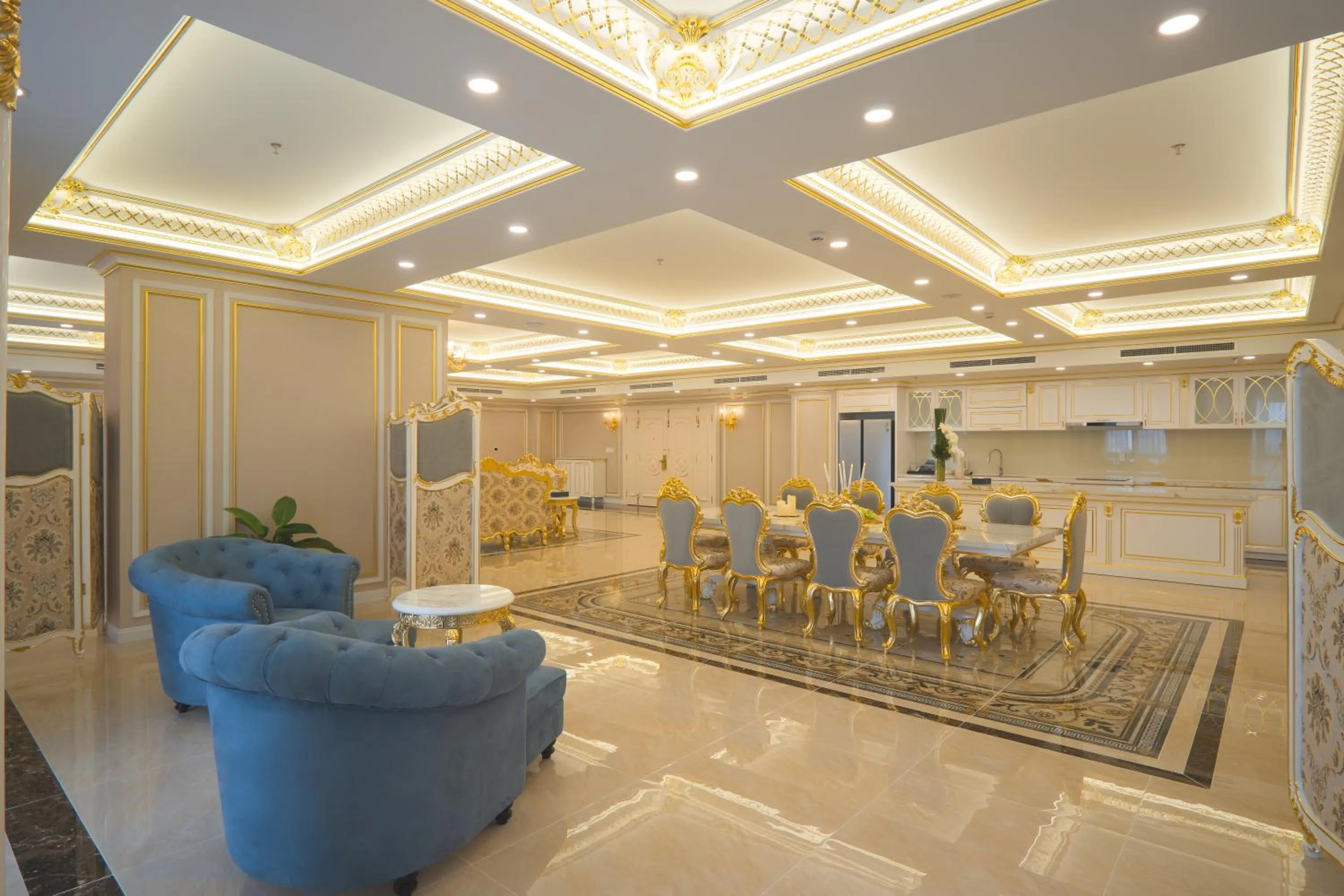 Living room in LaChateau