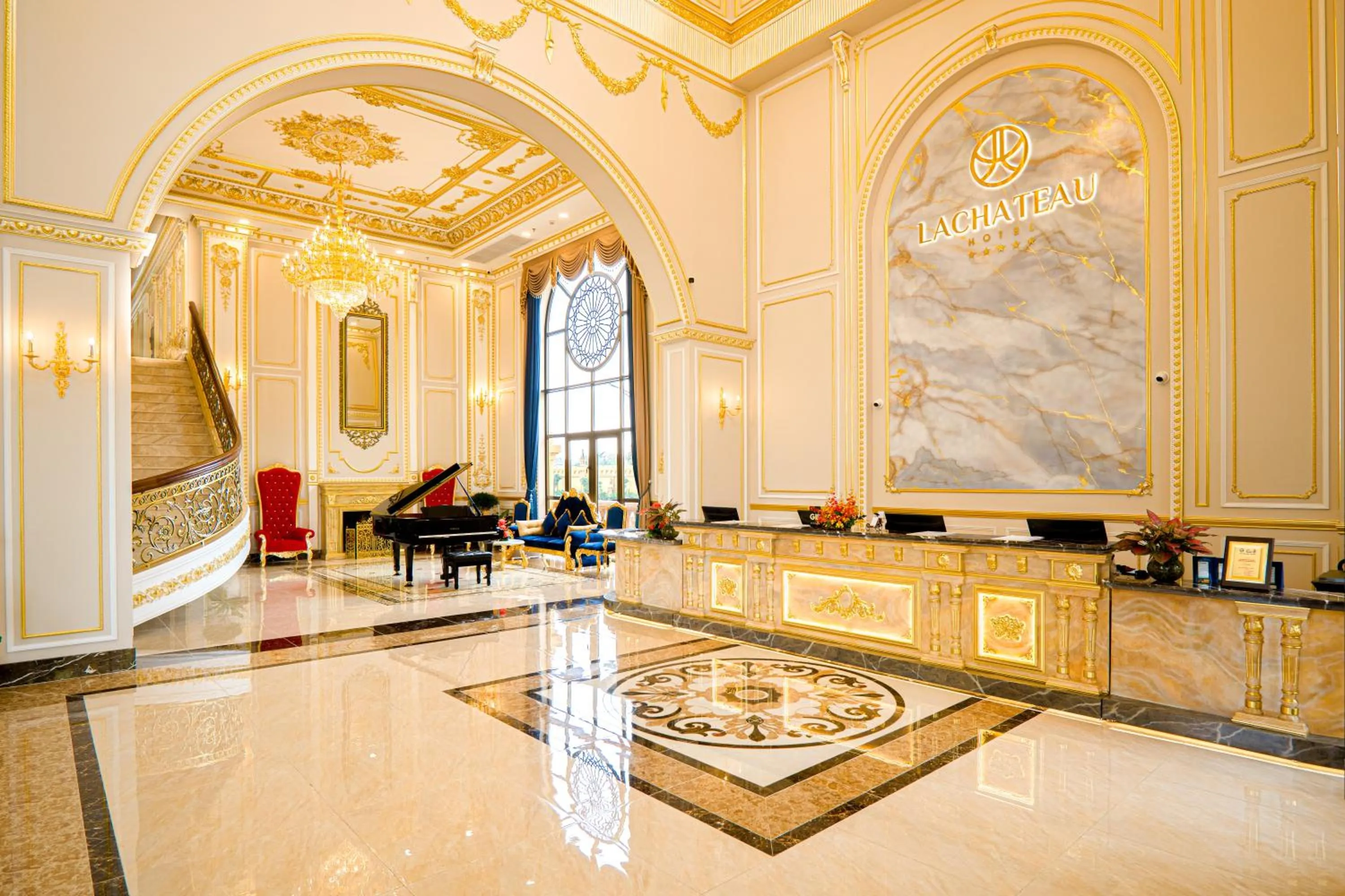 Living room in LaChateau