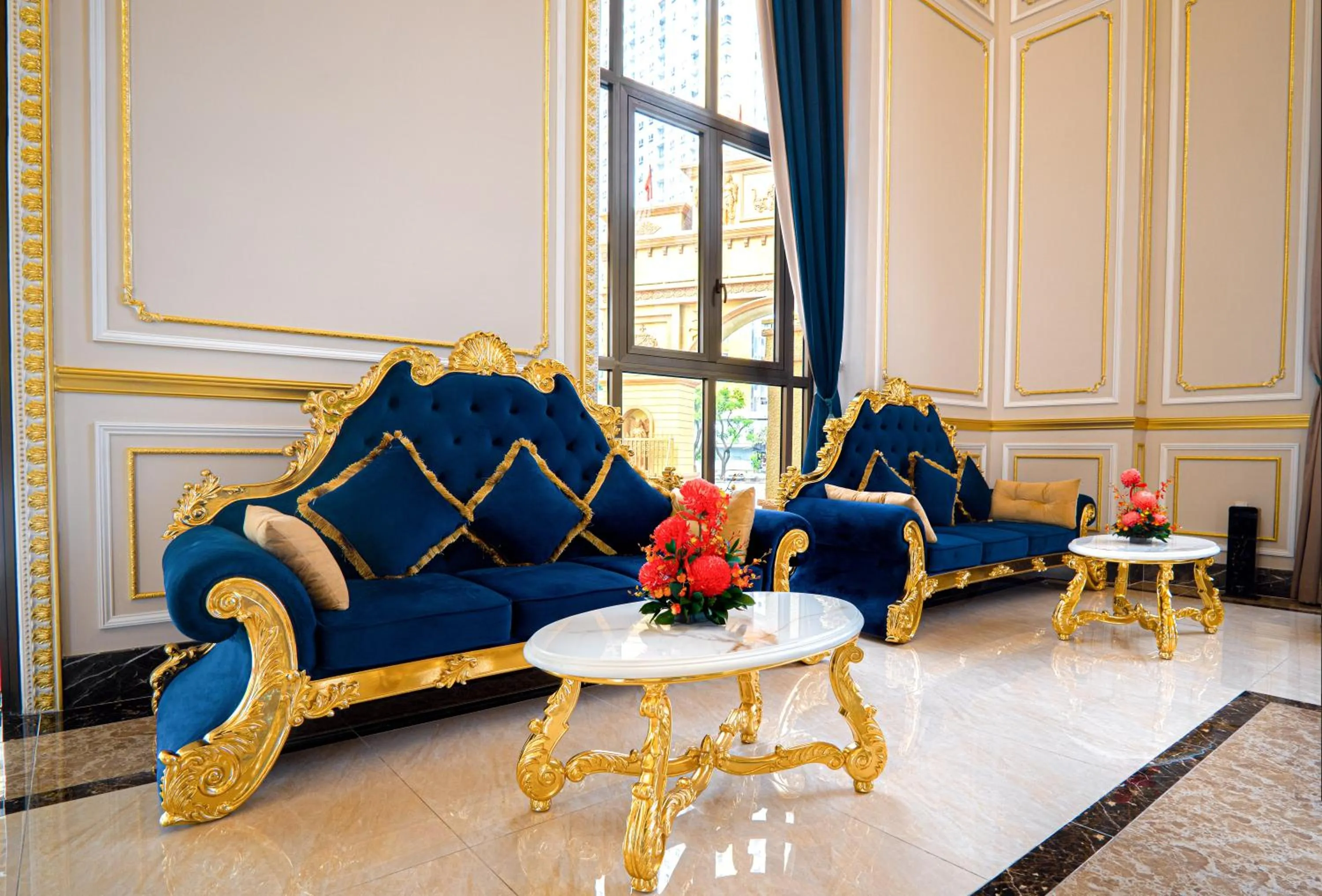 Living room in LaChateau