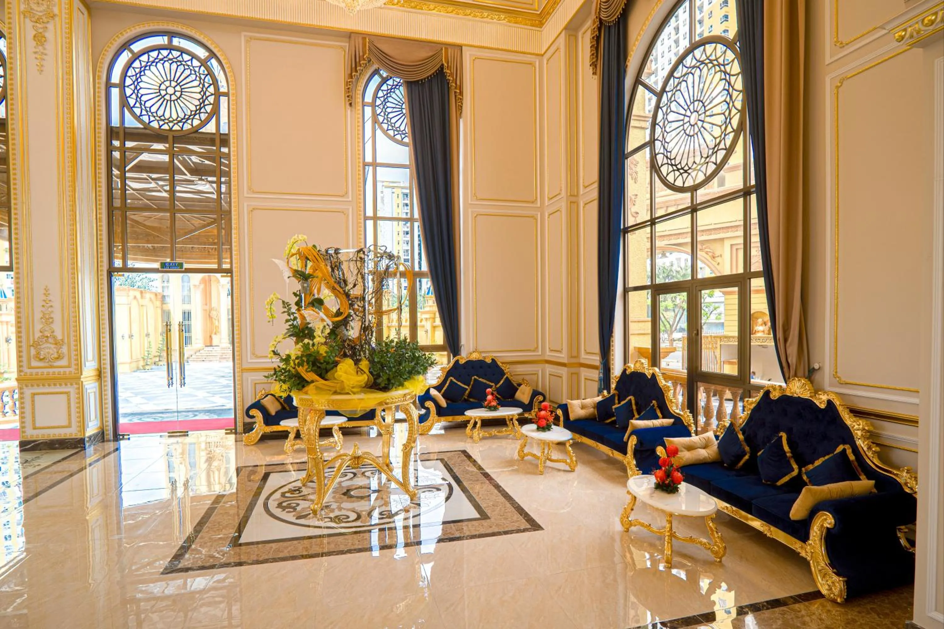 Living room in LaChateau