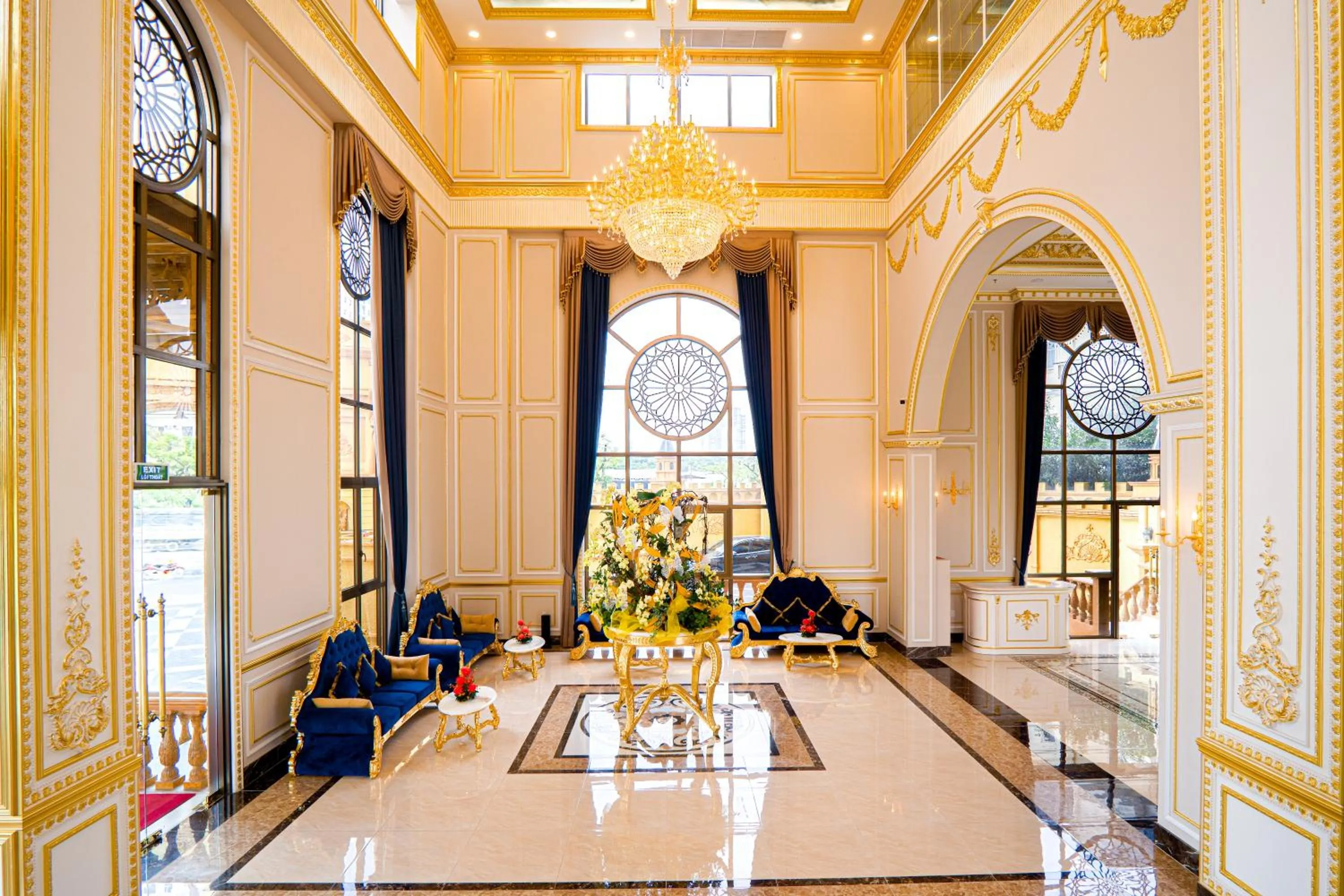 Living room in LaChateau