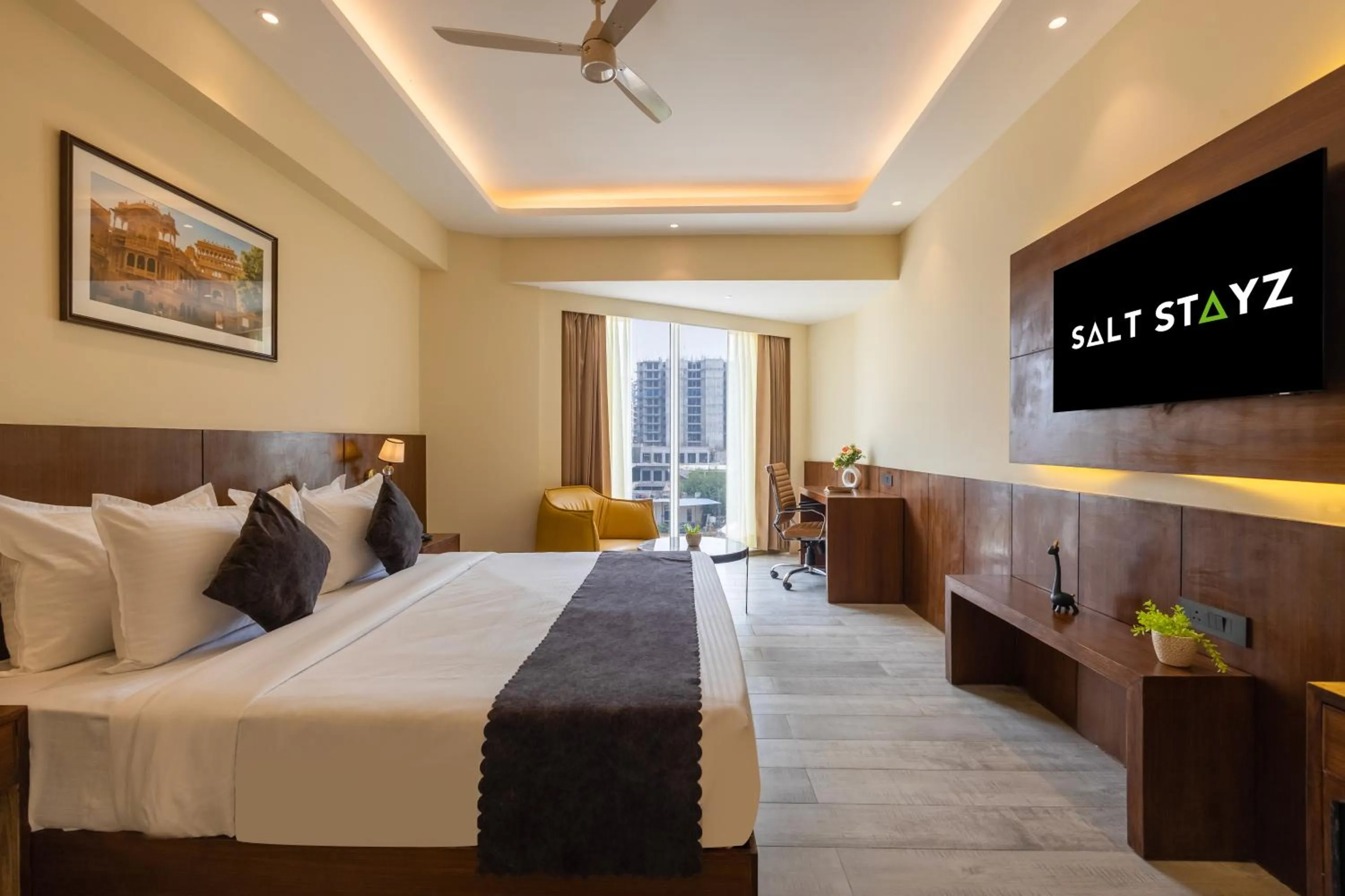 Bed in Saltstayz Premier - Manesar & Sector 86
