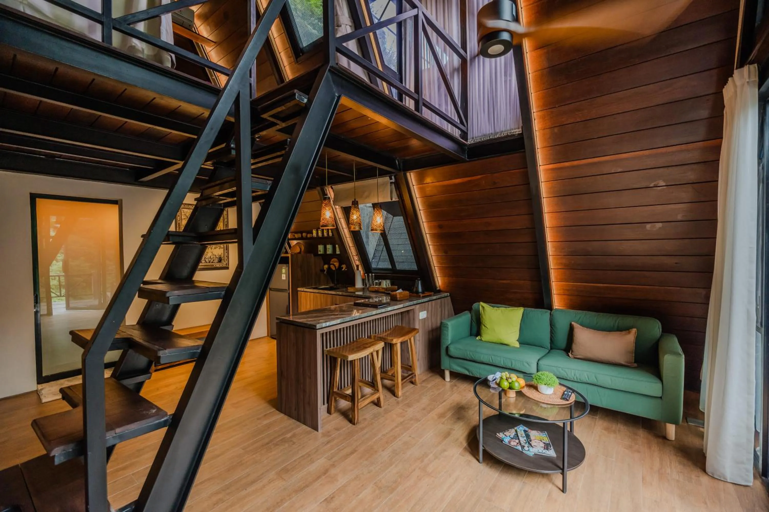 Living room in Lawangkala Resort Ubud
