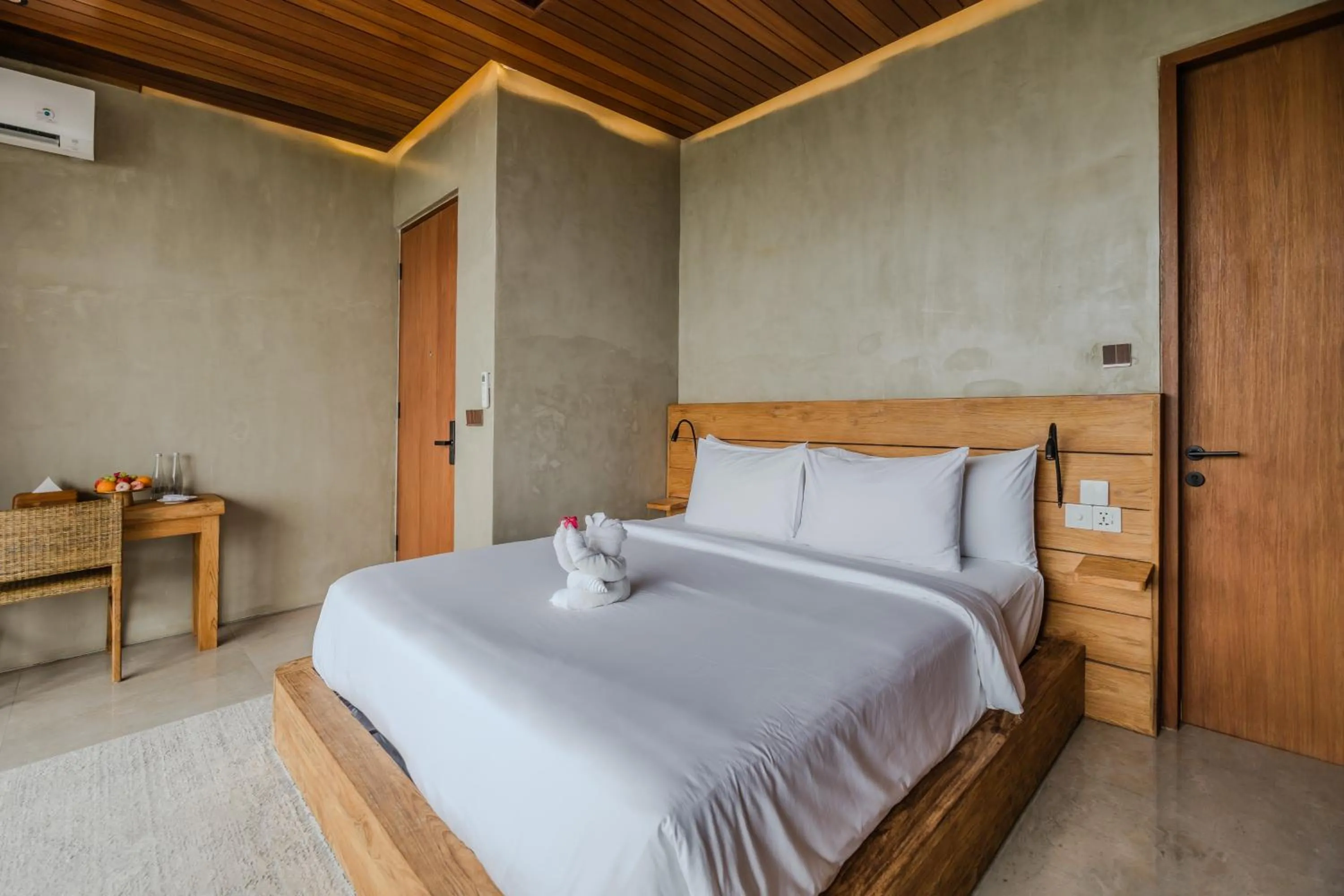 Bed in Lawangkala Resort Ubud