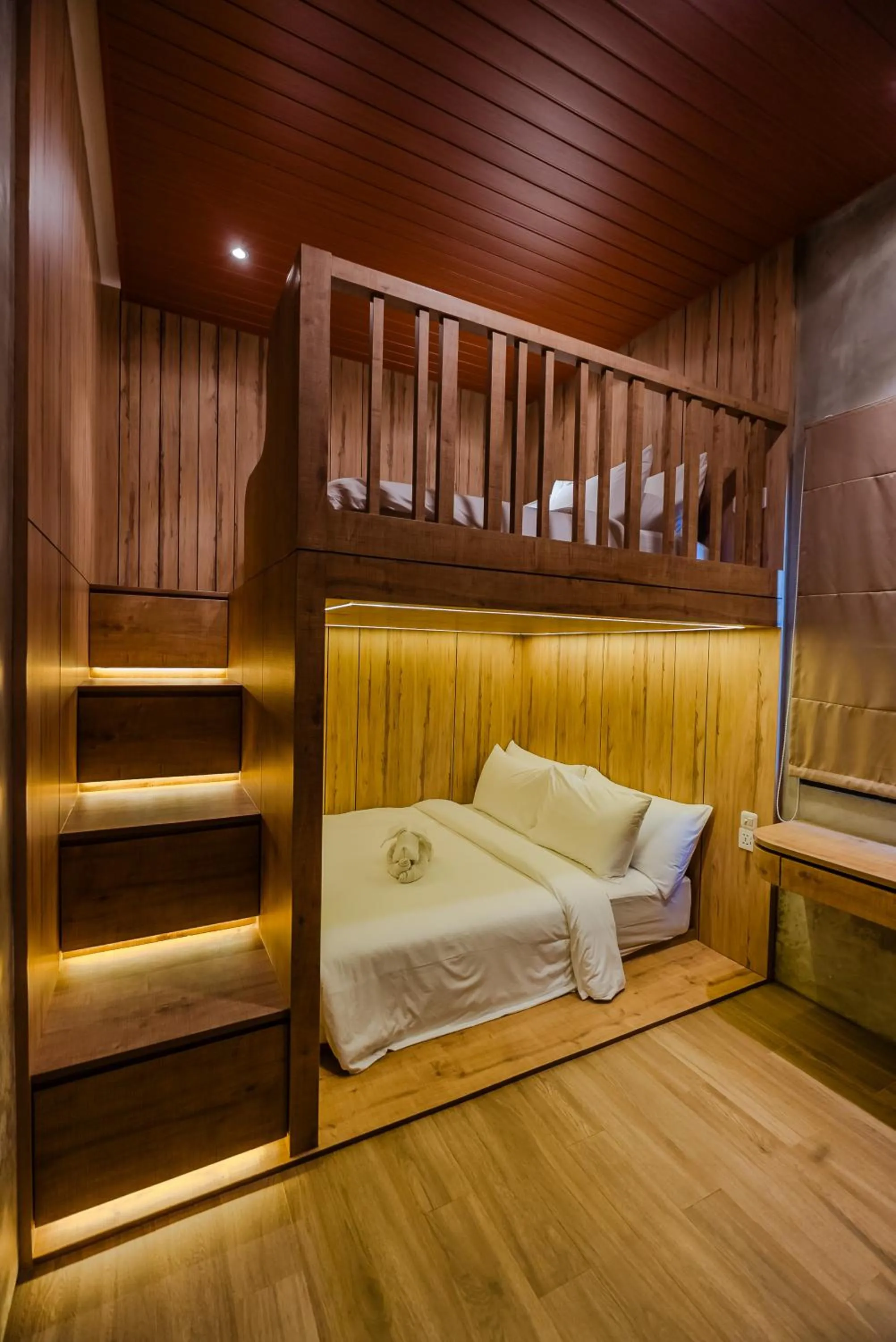 Bed in Lawangkala Resort Ubud