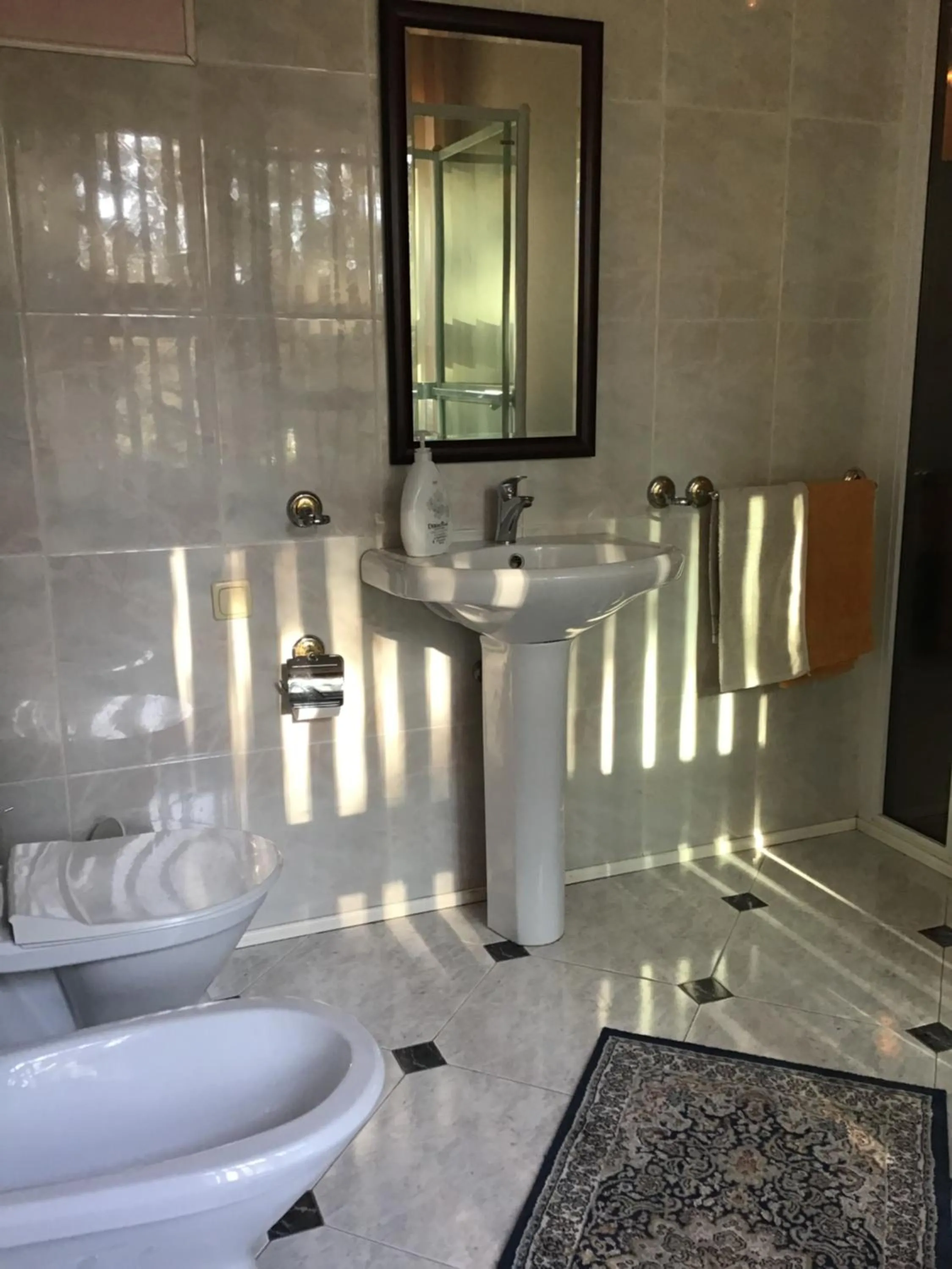 Shower in Apartamentai Lampėdžiuose