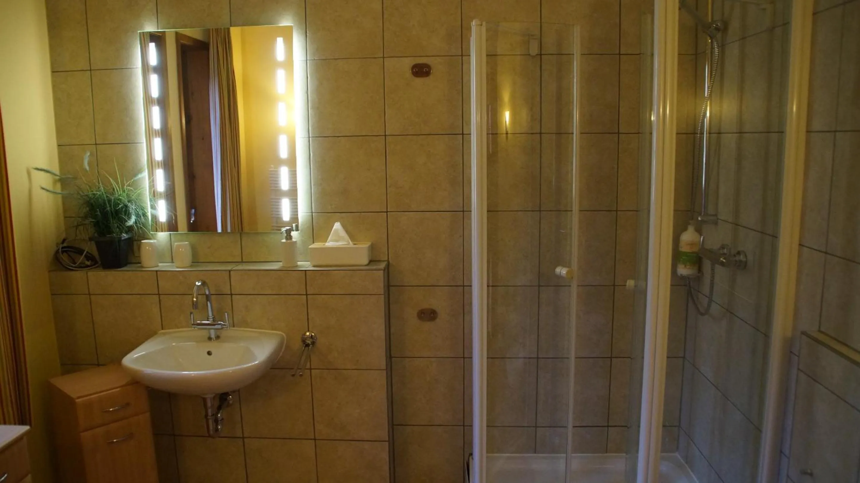 Bathroom in Gästehaus am Wasserturm