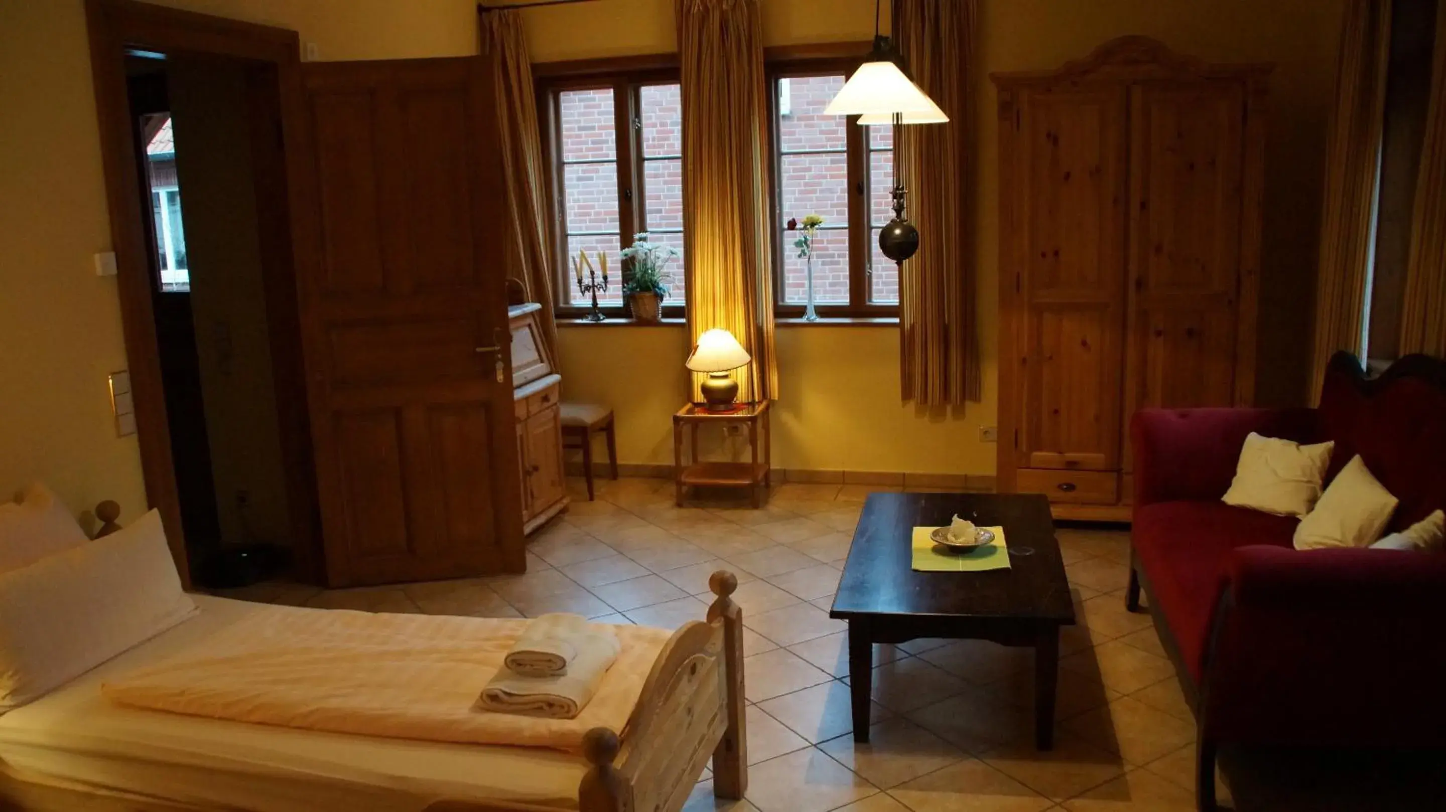 Bedroom, Bed in Gästehaus am Wasserturm Bedroom, Bed in Gästehaus am Wasserturm