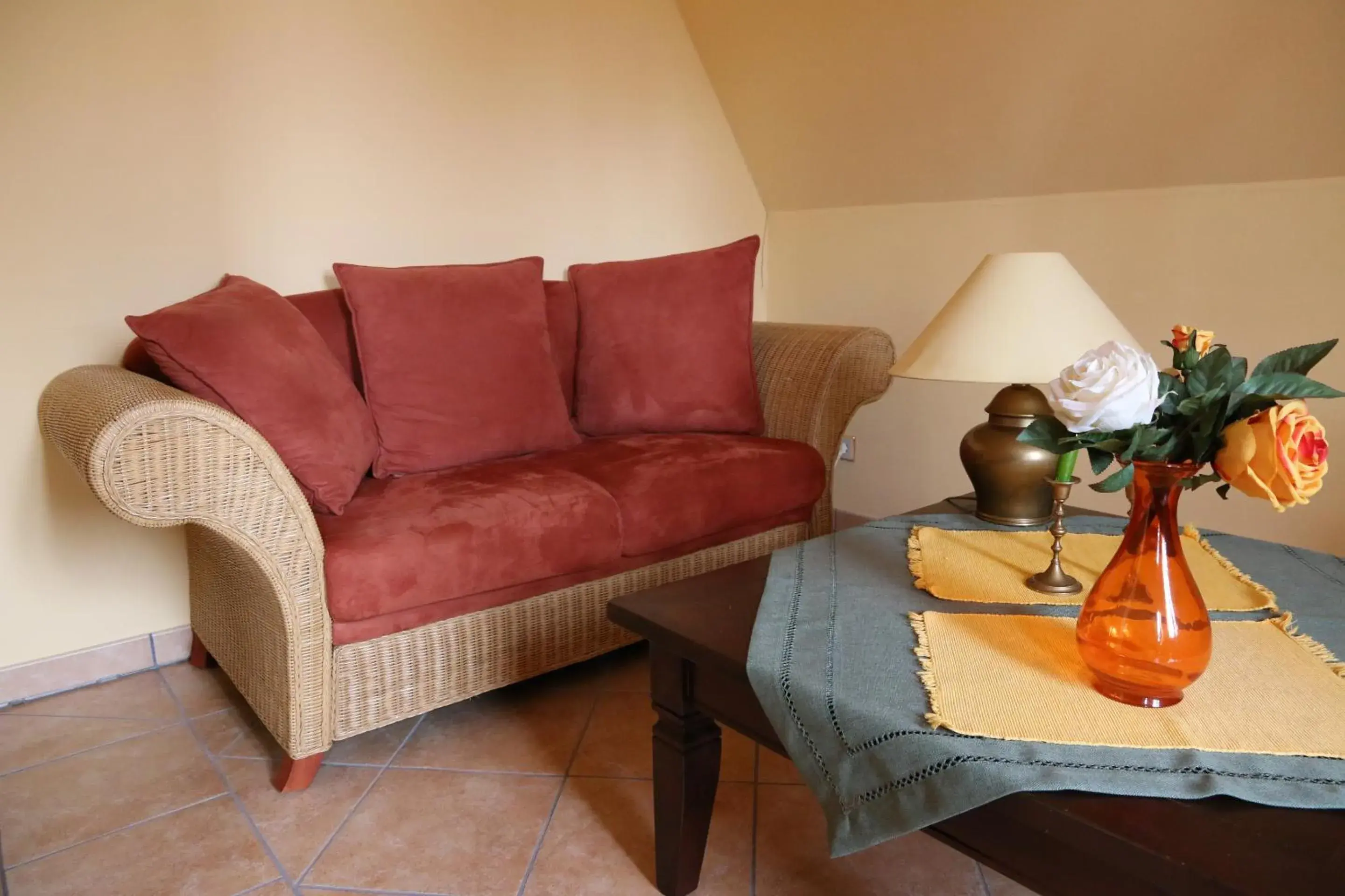 Living room in Gästehaus am Wasserturm Living room in Gästehaus am Wasserturm