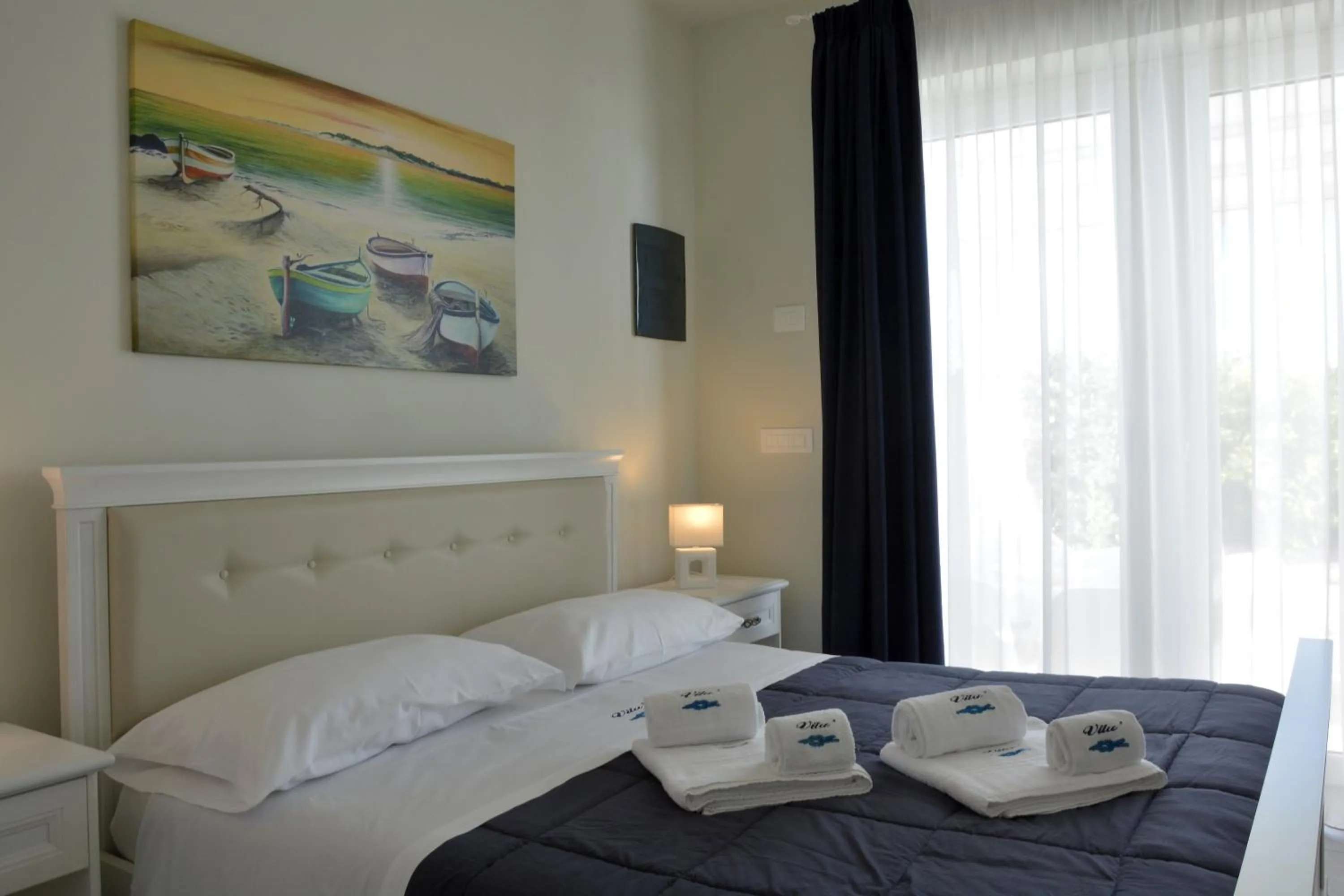 Bedroom, Bed in Vilu Suite Mare