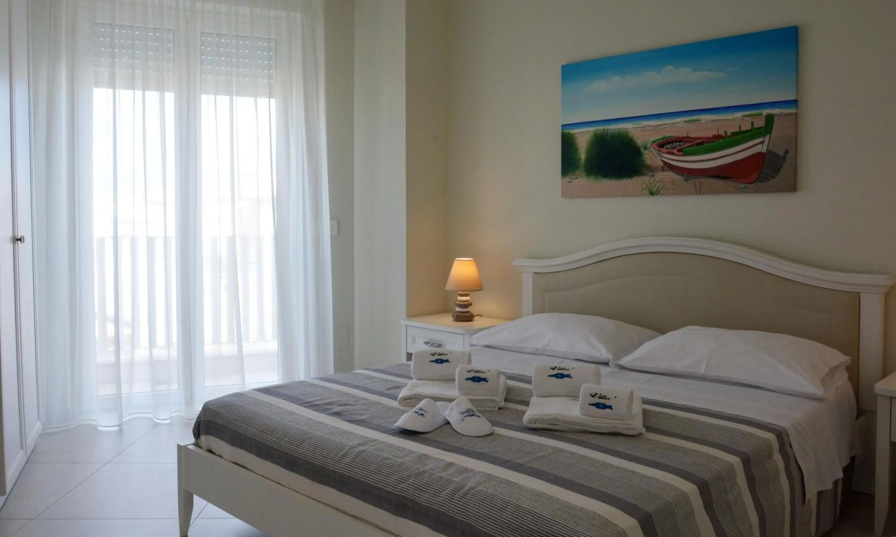 Bedroom, Bed in Vilu Suite Mare