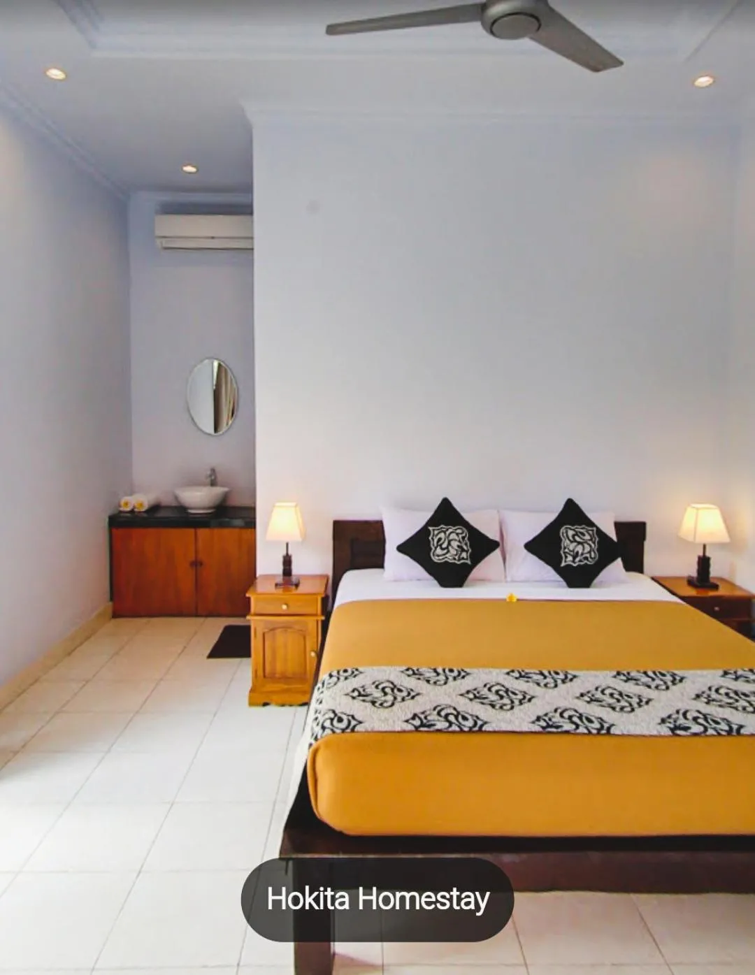 Bed in Hokita Home Stay
