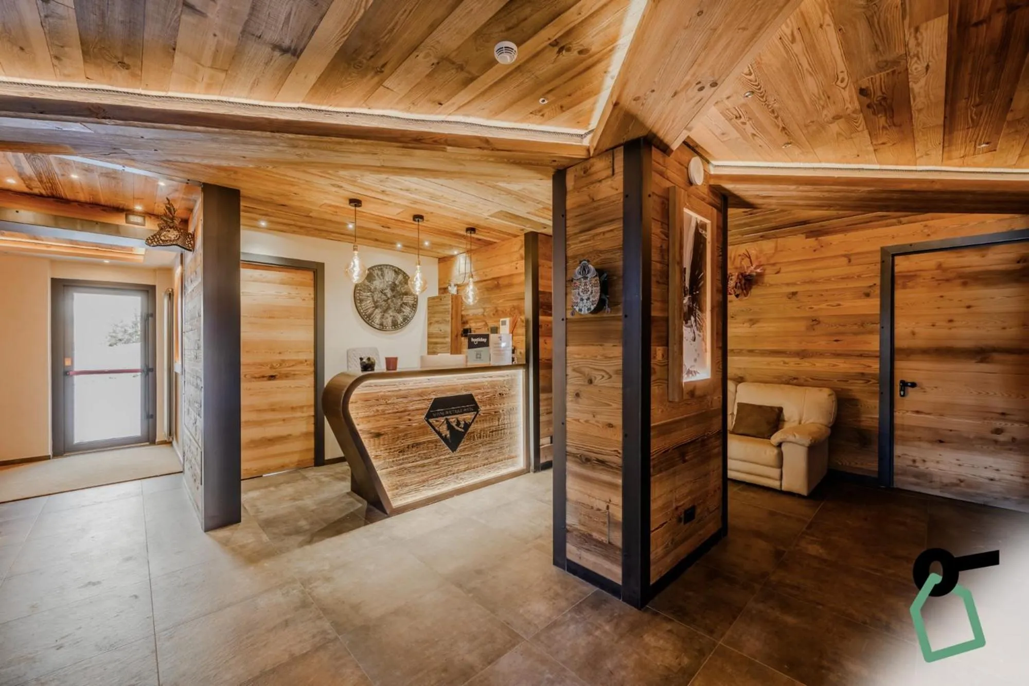 Lobby or reception in Hotiday Sauze Centro