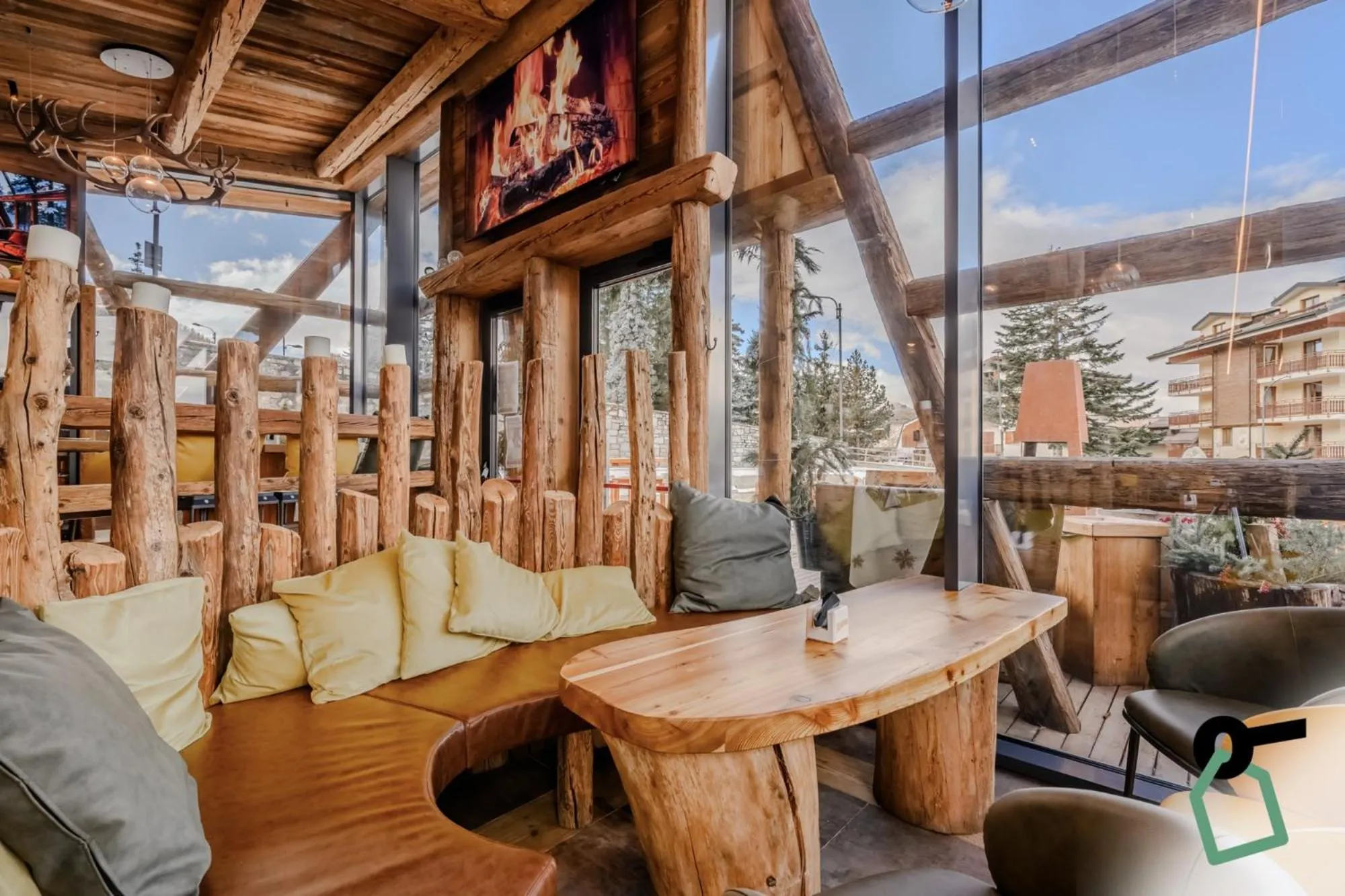 Lounge or bar in Hotiday Sauze Centro