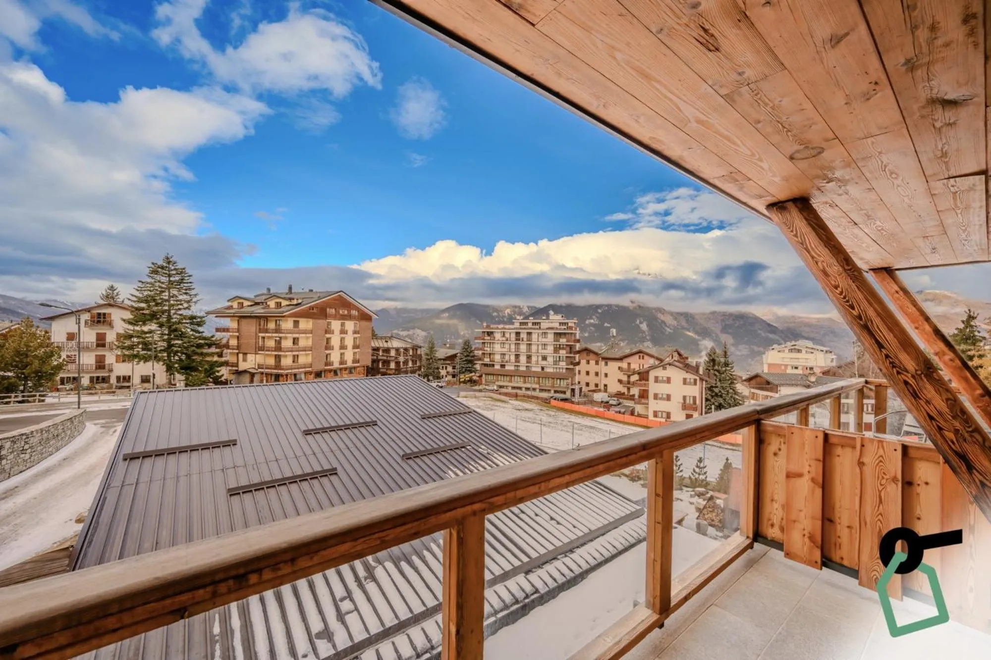 Mountain view in Hotiday Sauze Centro