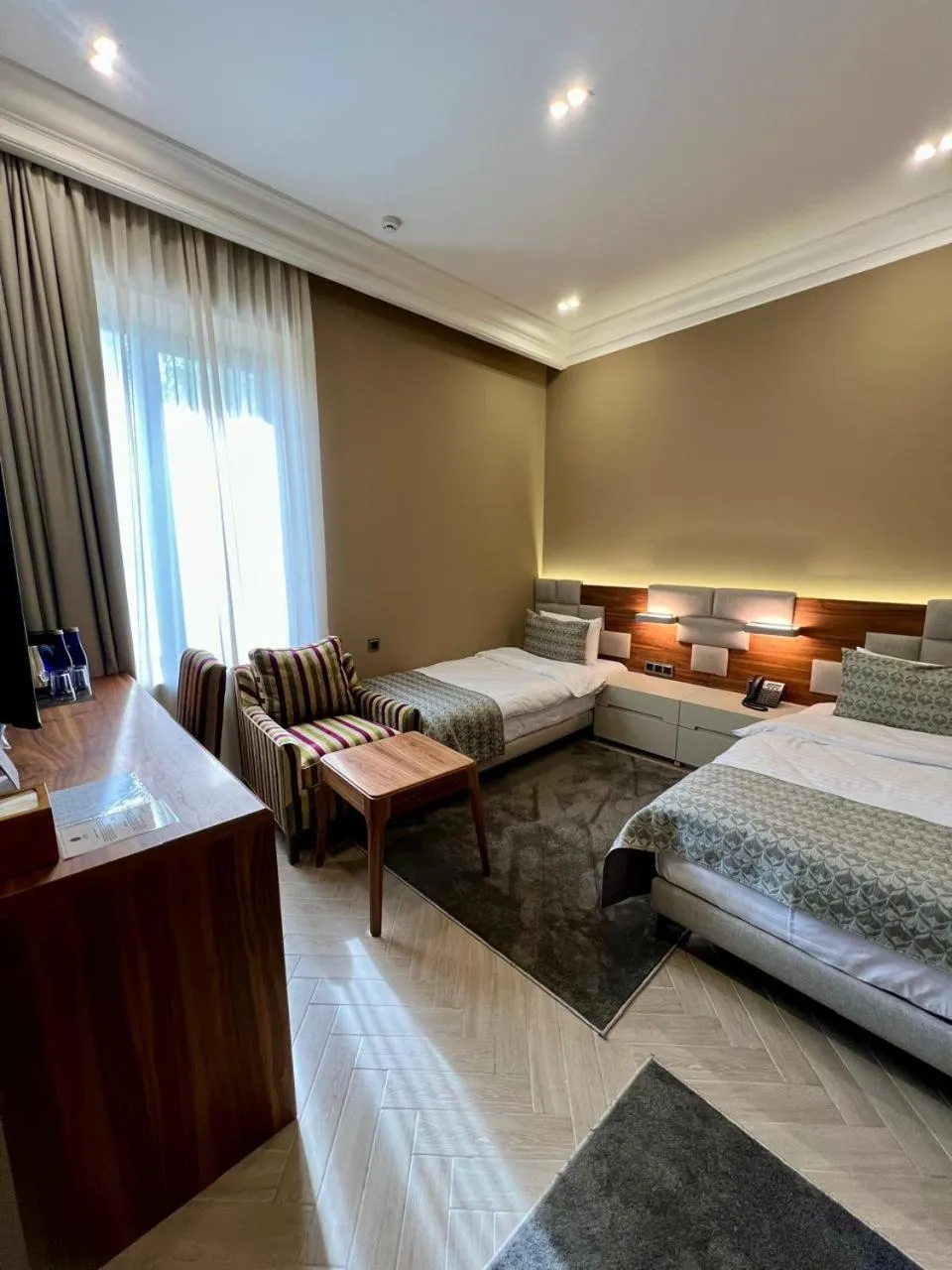 Photo of the whole room, Bed in Plaza Viktoria Hotel Yerevan